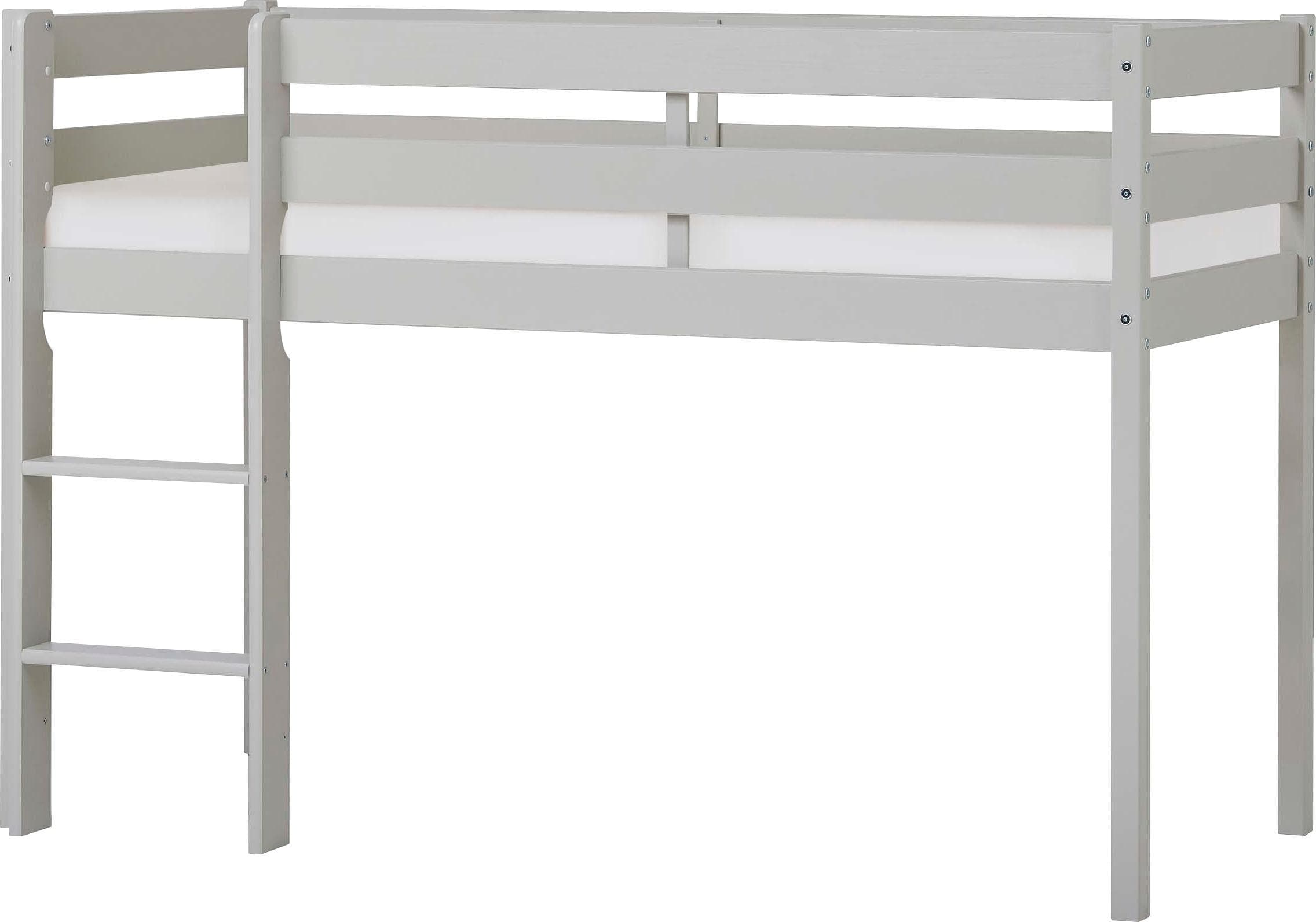 Hoppekids ECO COMFORT Spielbett Hochbett Grau Teilbar
