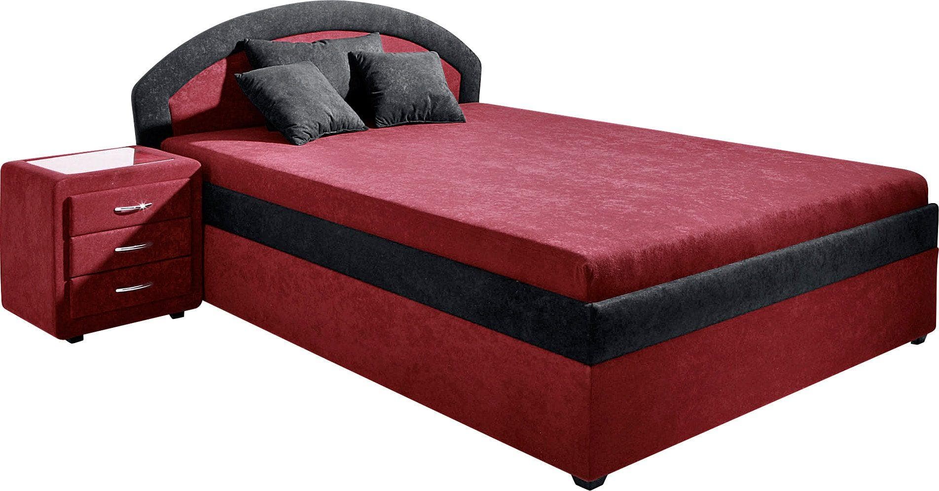 Maintal Polsterbett - Gemütliches Design mit Aufbewahrungsboxen