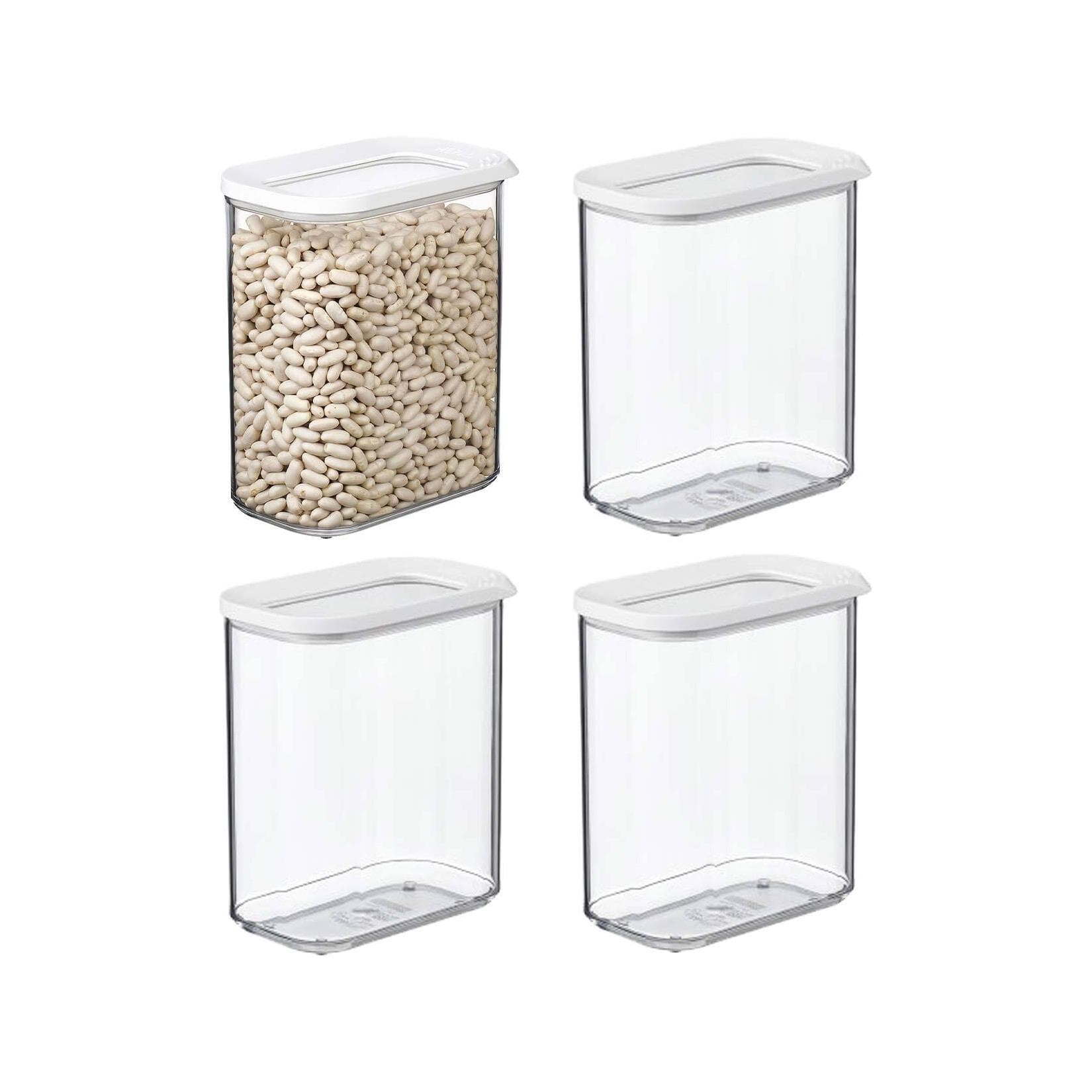 Mepal Vorratsdosen Modula 1500 ml 4er Set