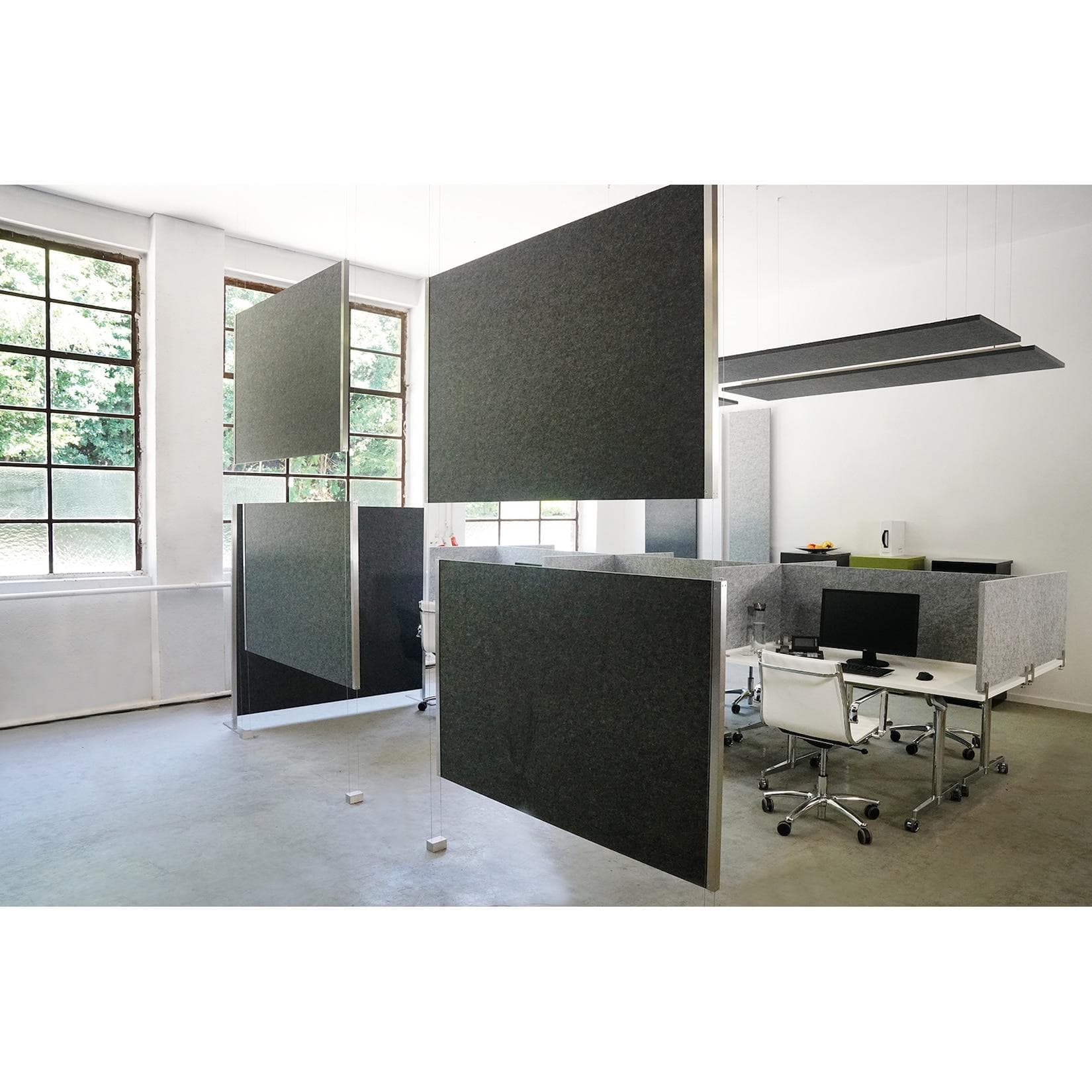 Raumteiler-Set b-box 2-Lauf Anthrazit