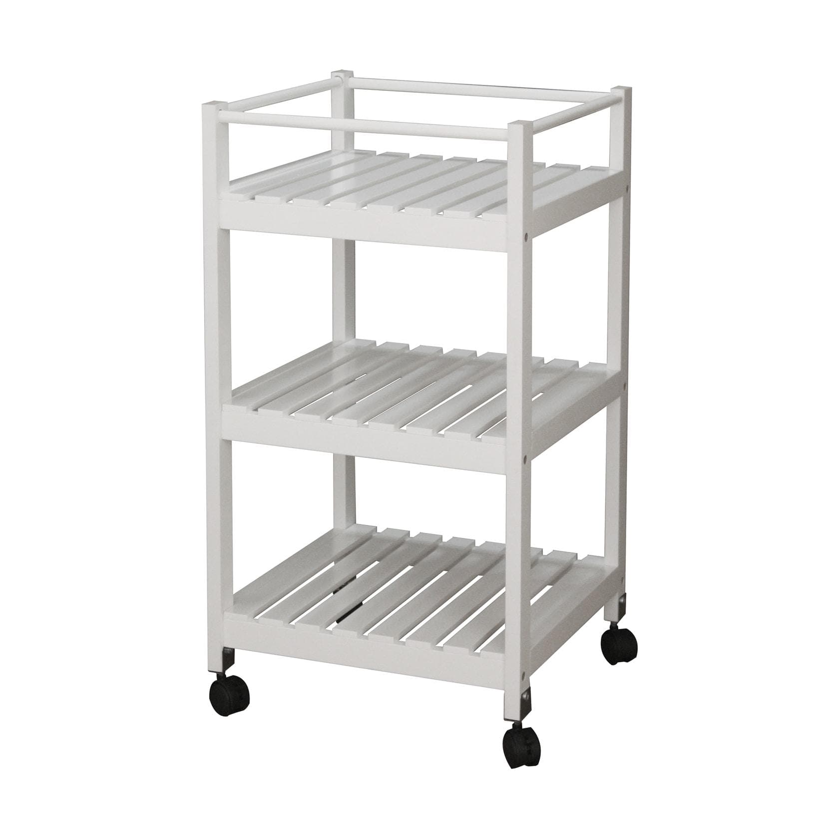 Badregal Rollregal mit Rollen Karin - Praktische Ablage für Ihr Badezimmer