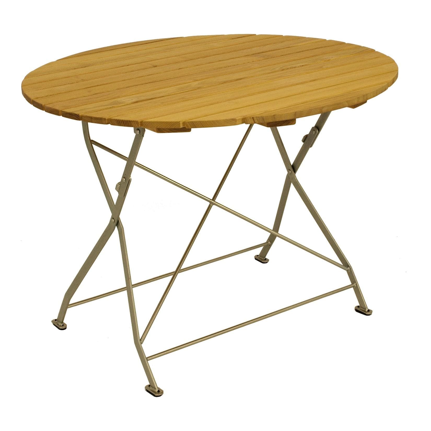 DEGAMO Klapptisch BAD TÖLZ 100cm rund Robinie Stahl