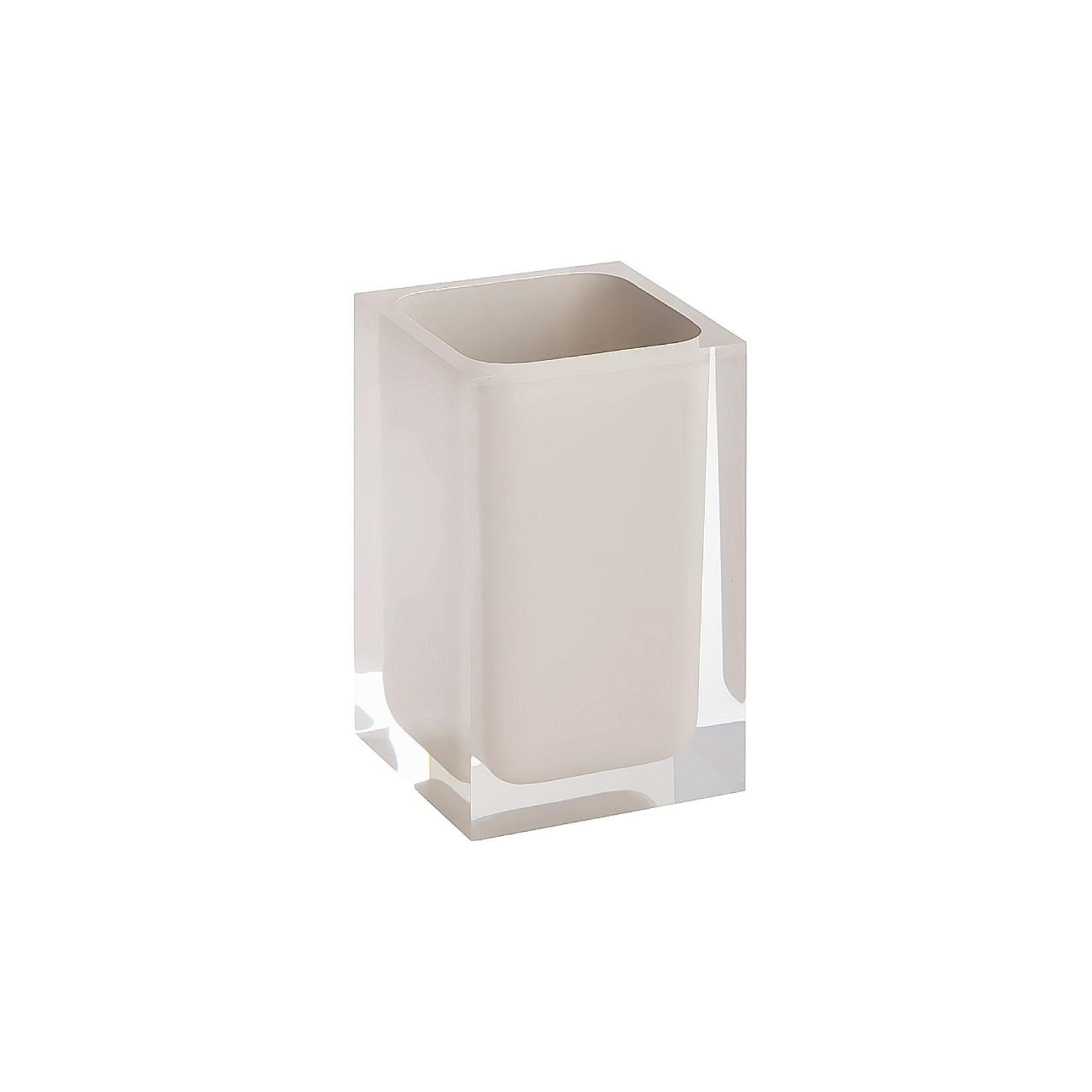 BISTA Glashalter Polyresin Beige für Bad & Küche