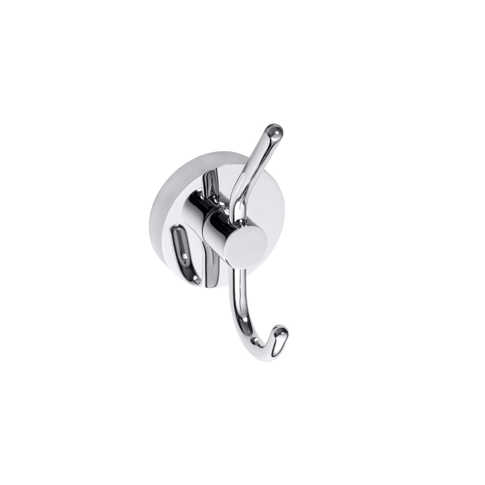 Brillantbad BOMEGA Kleiderhaken Messing Chrom poliert 55x110x60 mm für Bad & Küche