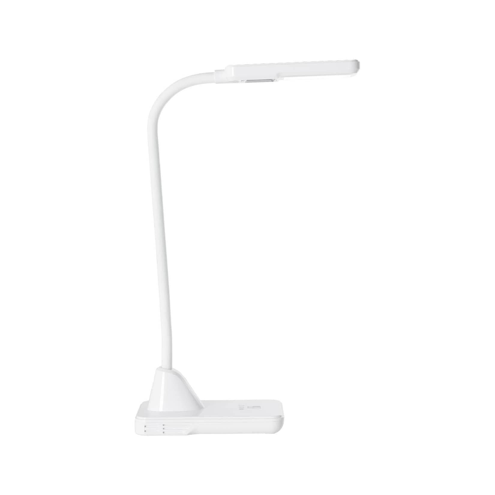 BRILLIANT Lampe Joscha LED Tischleuchte Weiß 3-Stufen-Touchdimmer Flexarm