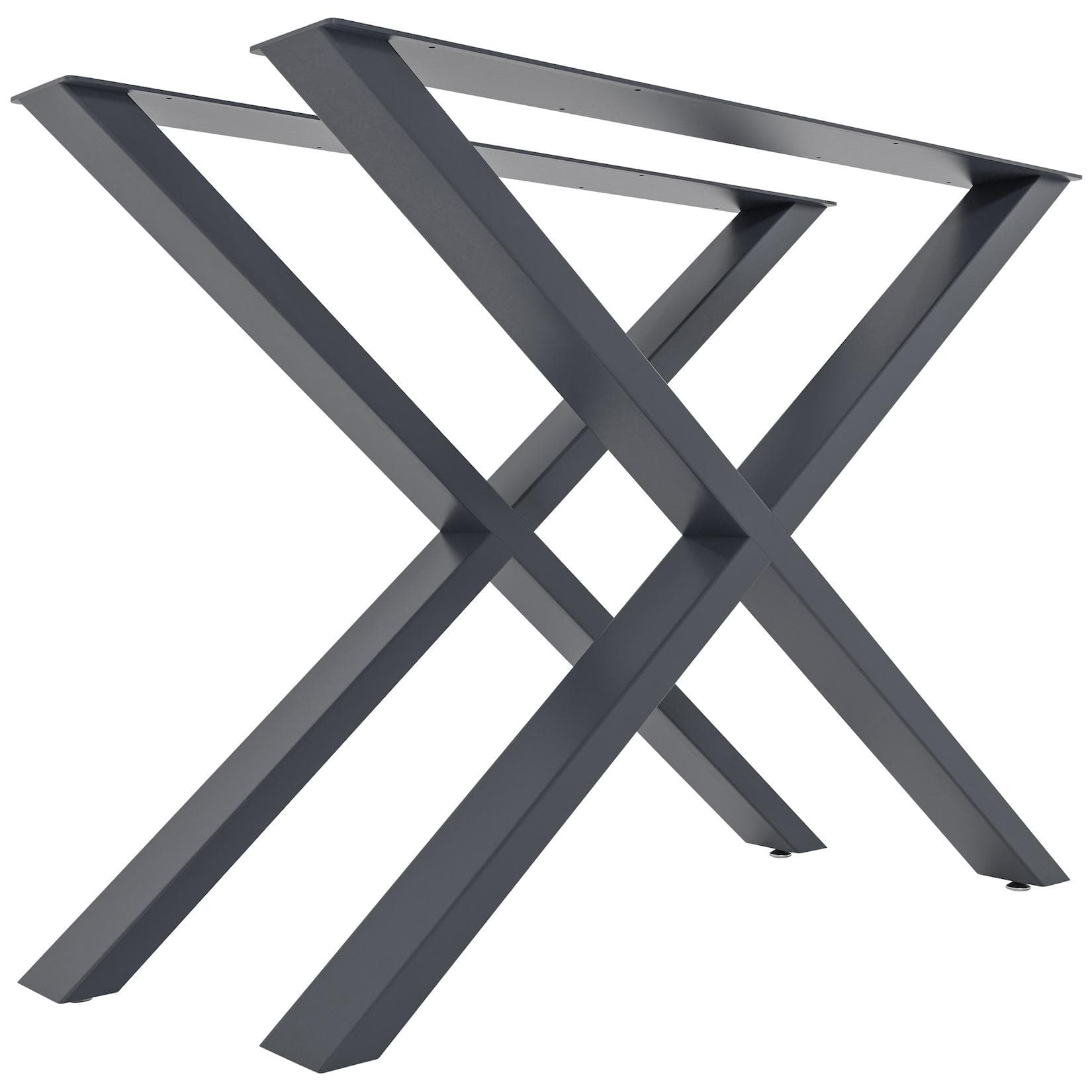 Stabile Metalltischbeine - Vierkantprofil für DIY-Schreibtische