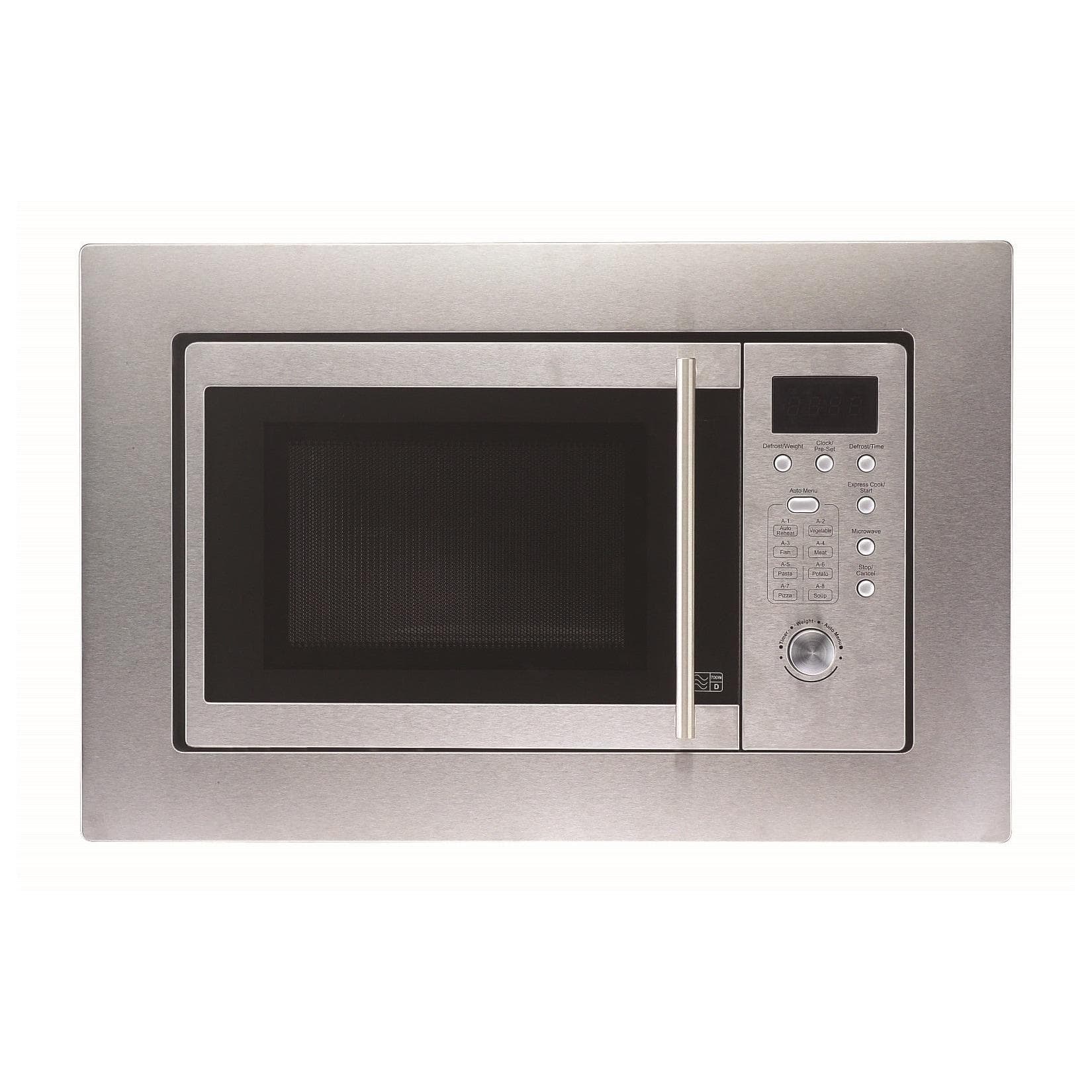 PKM Einbaumikrowelle MW800-20.8EB Edelstahl 800Watt, 20 Liter