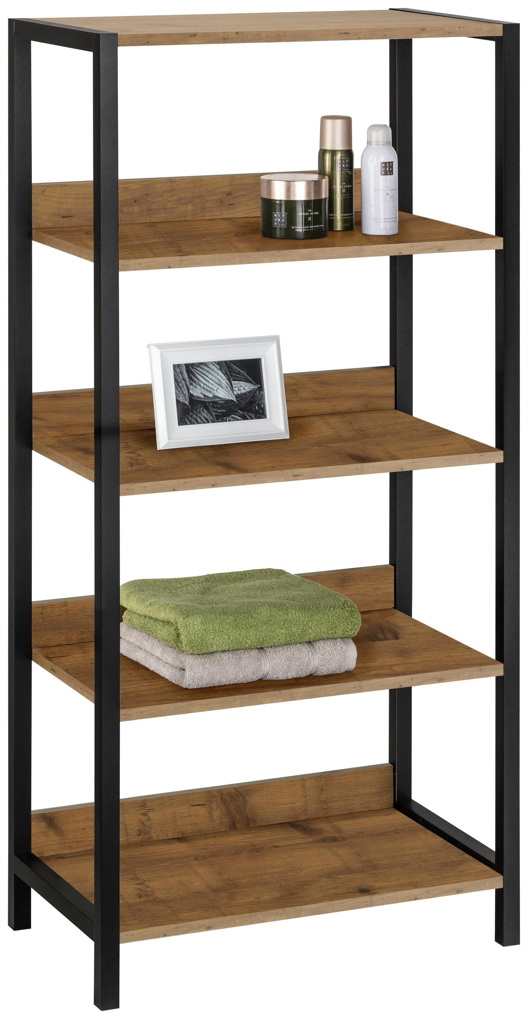 HOME AFFAIRE Badregal Chris 4 Fächer Braun