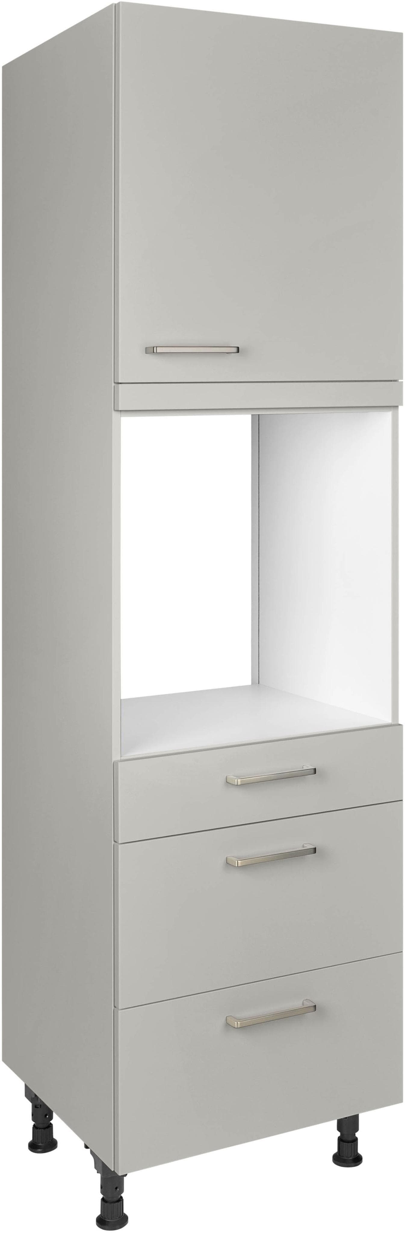 Touch-Bedienung Backofenumbauschrank mit Schublade & 2 Auszügen