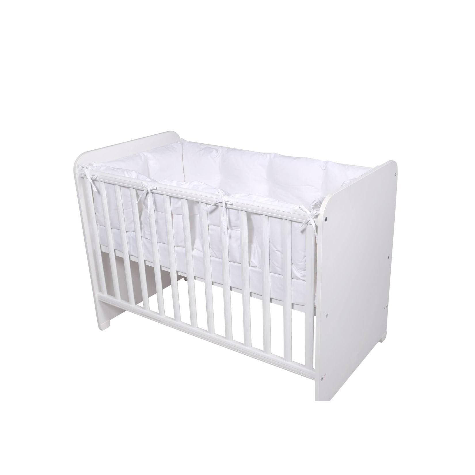 Lorelli Babybett-Nestchen 4-teilig Weiß 100% Baumwolle