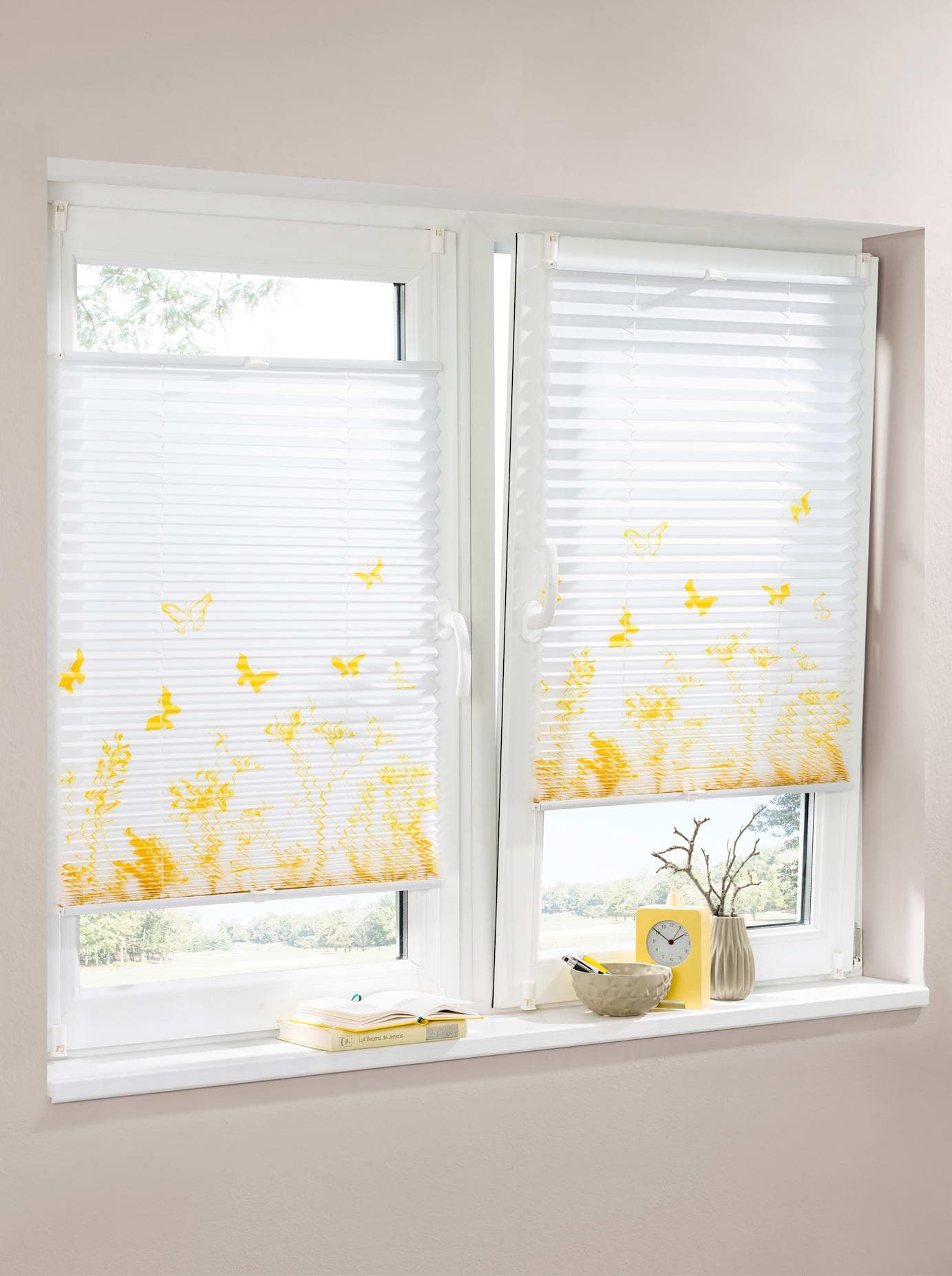 Jalousie HEINE HOME Gr. 8 Gelb-Weiß
