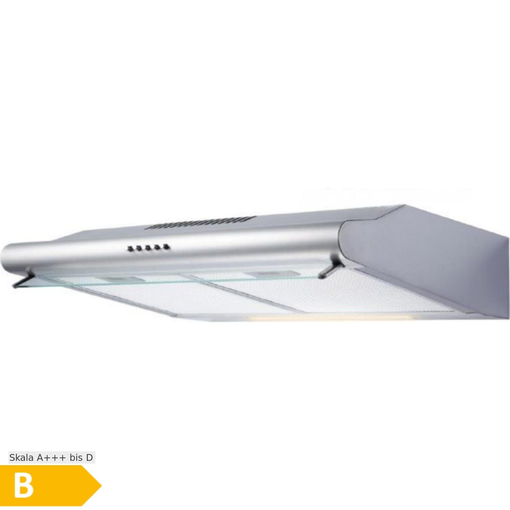 PKM Unterbauhaube KHU-601 60cm Glaswrasenschirm LED Dunstabzugshaube Umluft Abluft