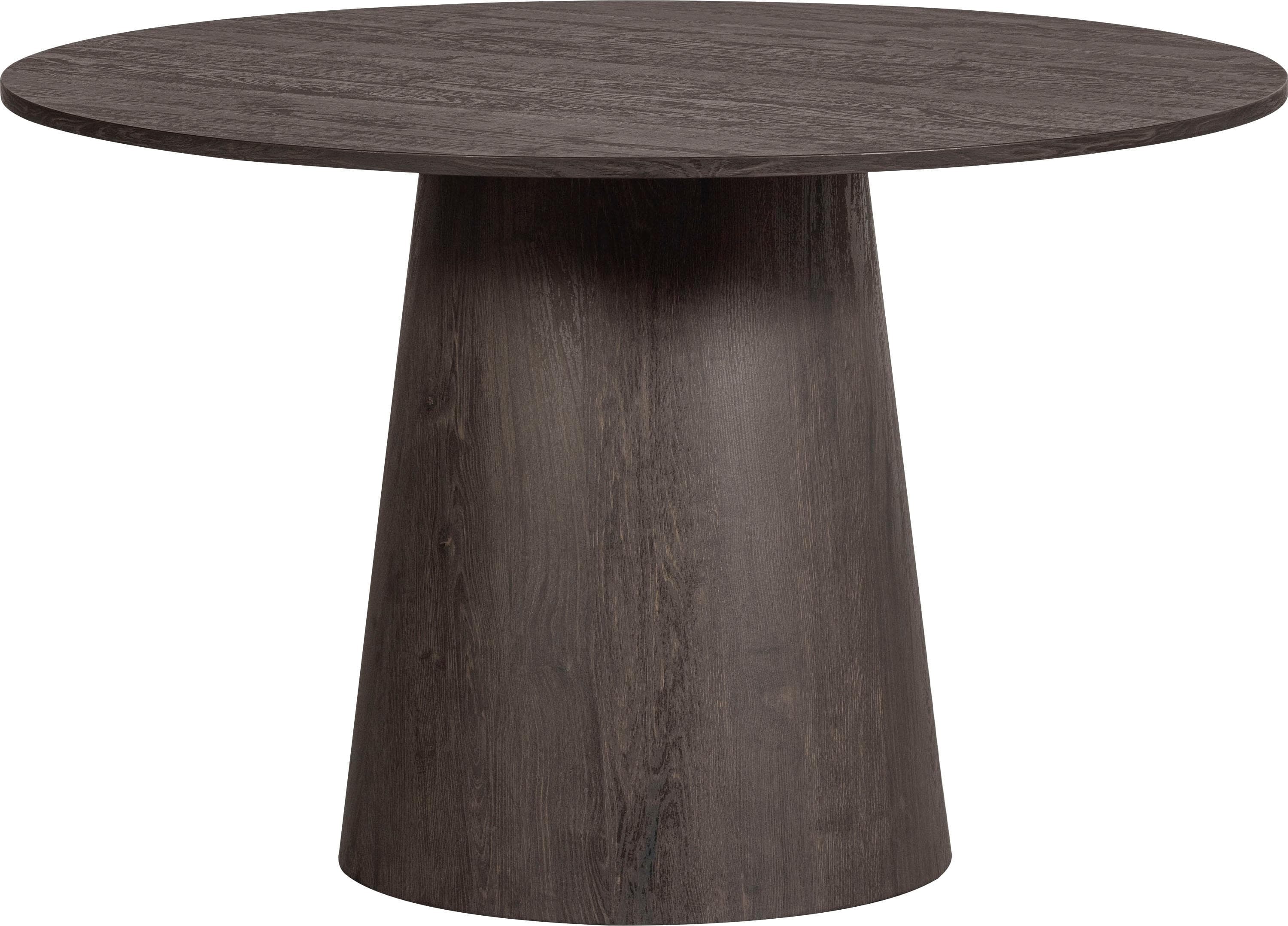WOOOD Esstisch Maan Rund Braun MDF
