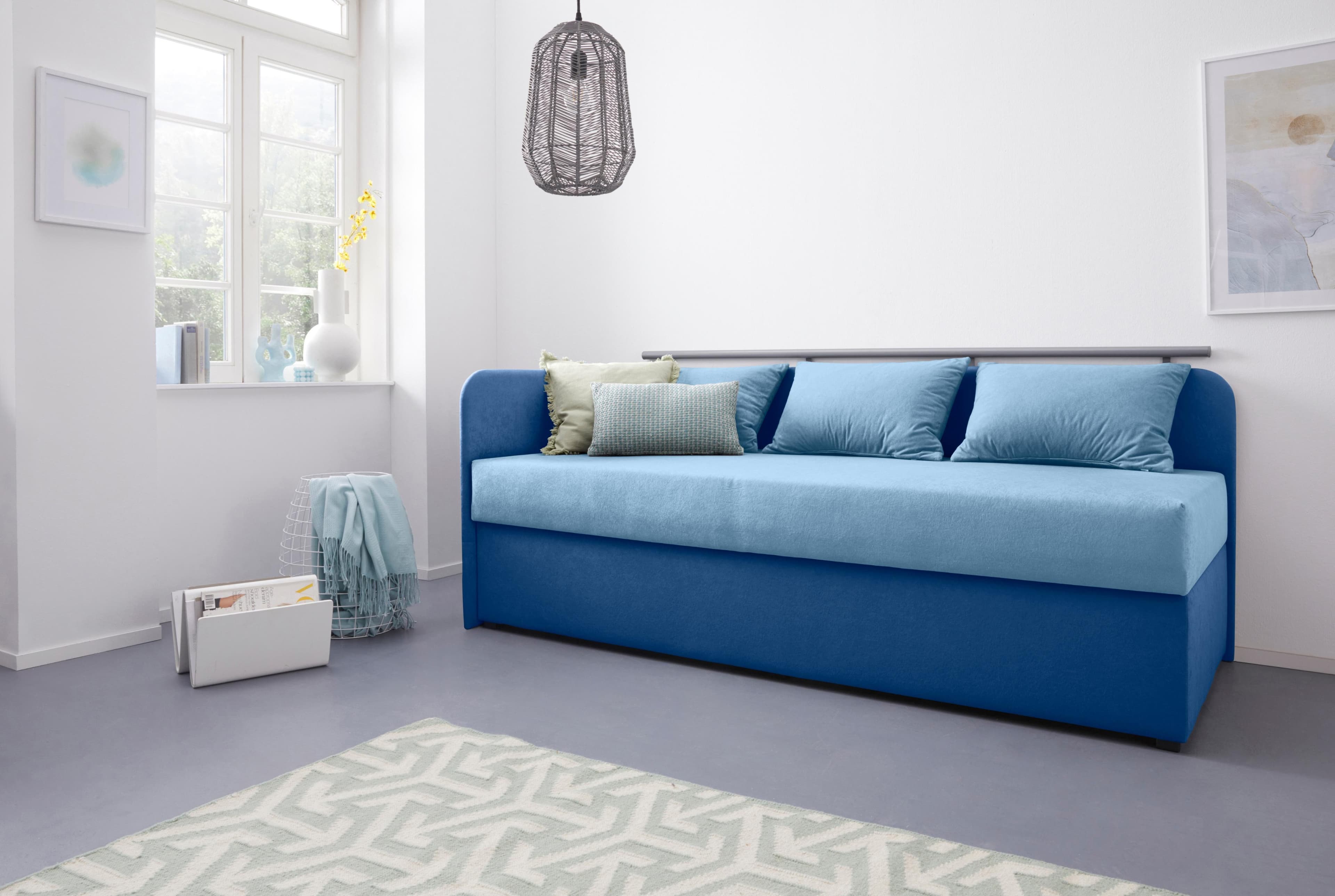 Maintal Polsterliege Diana - Stylische Doppelliege mit Bettkasten