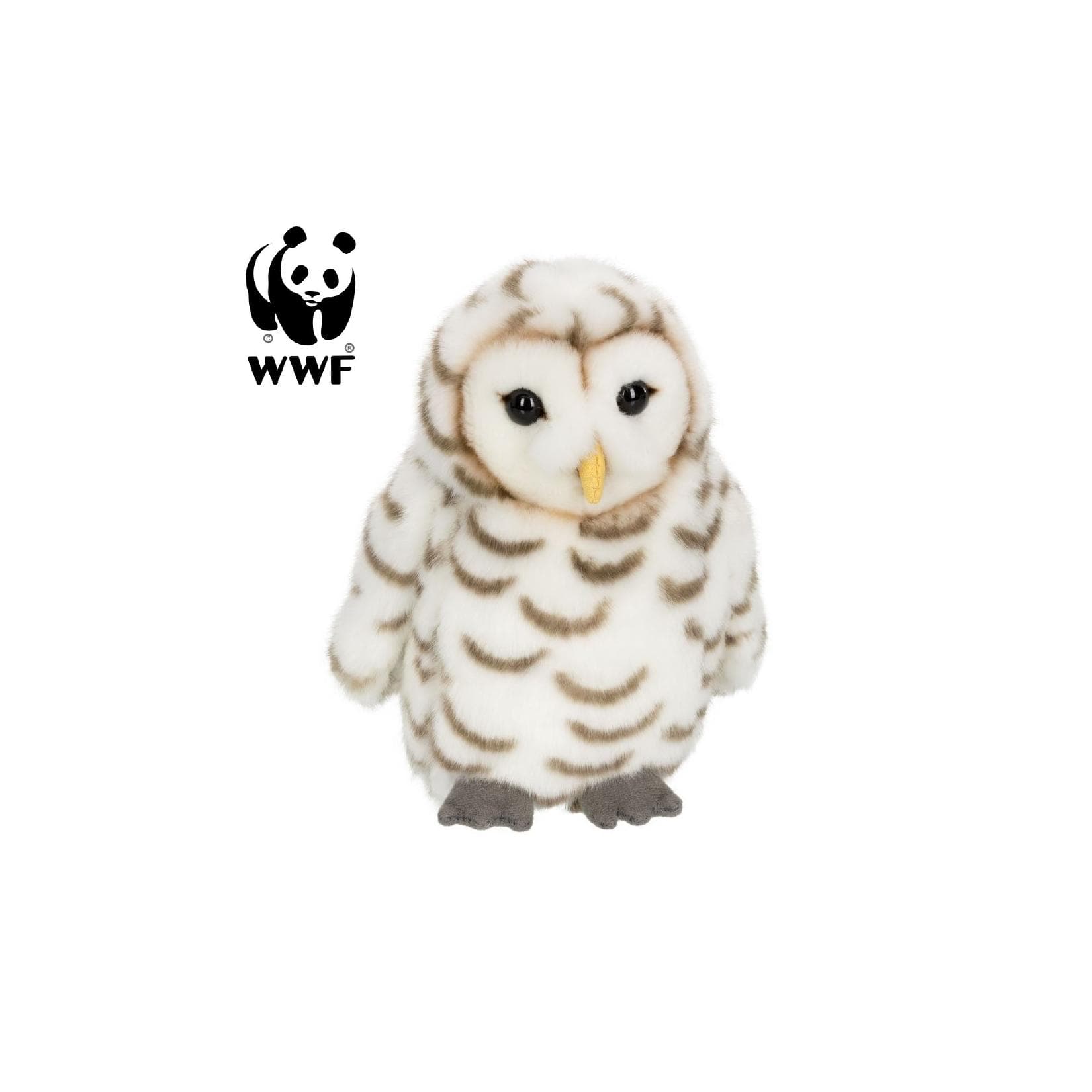 WWF Plüschtier Schneeeule 15cm lebensecht Kuscheltier Stofftier
