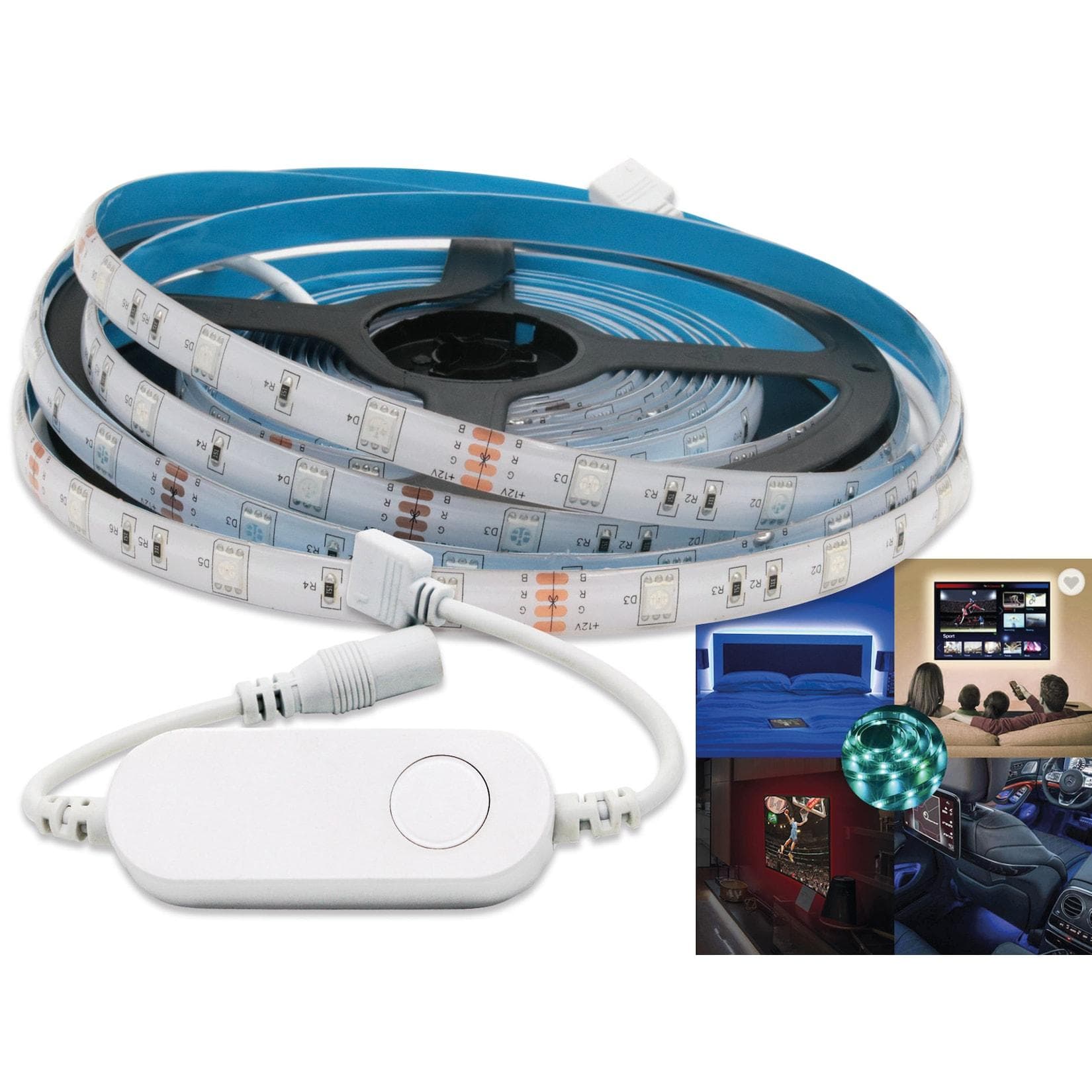 Fontastic WLAN LED-Leuchtstreifen RGB Selbstklebend