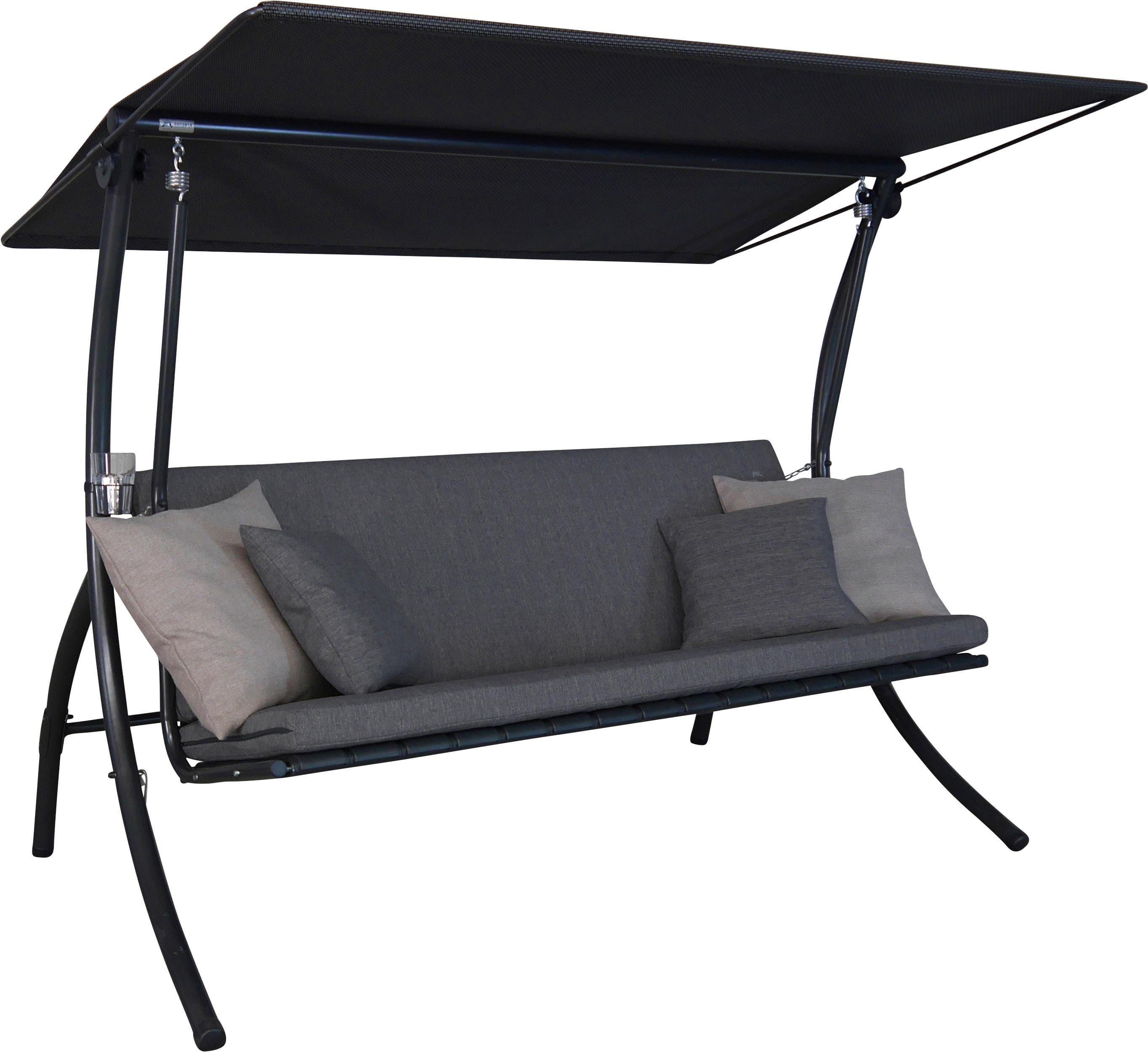 Angerer Hollywoodschaukel Motion Smart grau 3-Sitzer