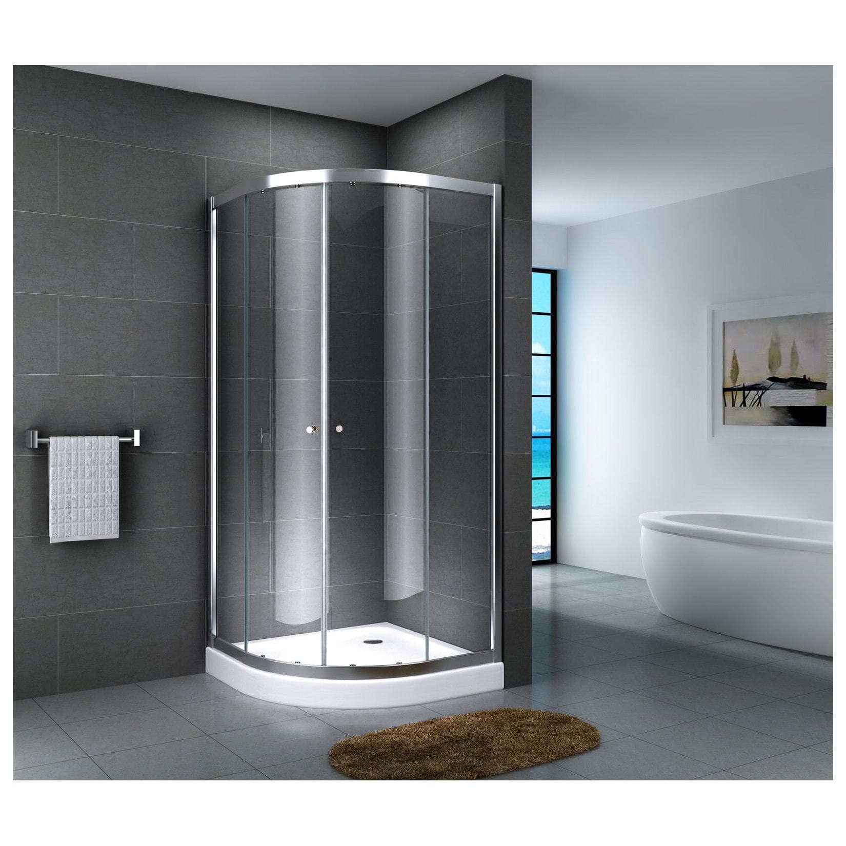 Fa-Bausysteme Glasdusche Fulda Klarglas