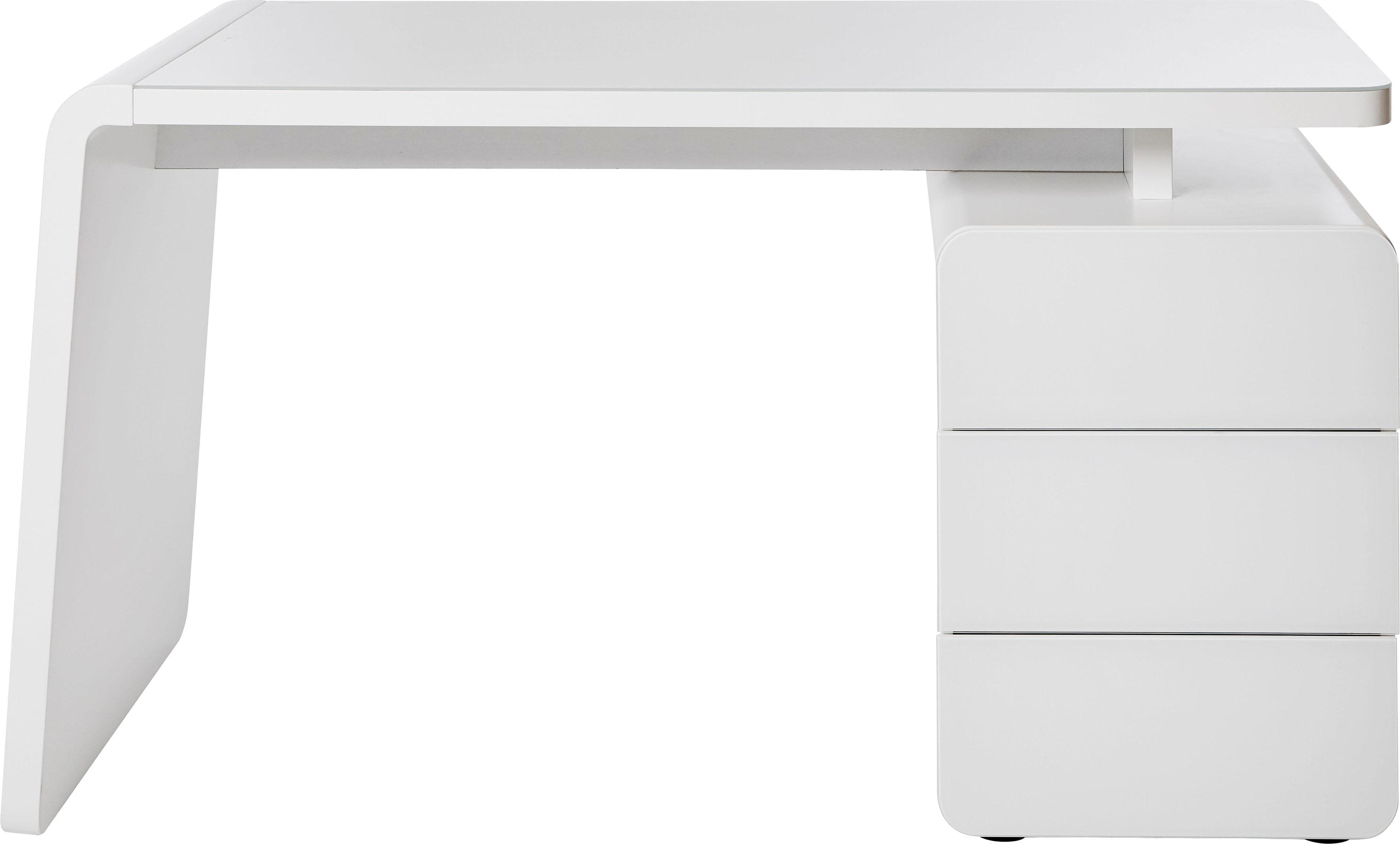 Moderner Schreibtisch aus Stahl mit minimalistischem Design