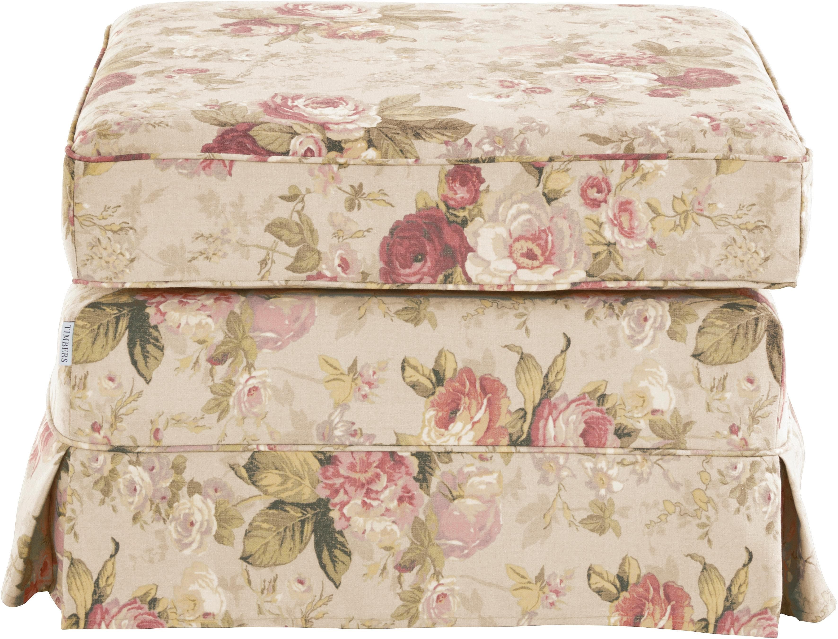 HOME AFFAIRE Polsterhocker Shadmoor Beige Hussenoptik