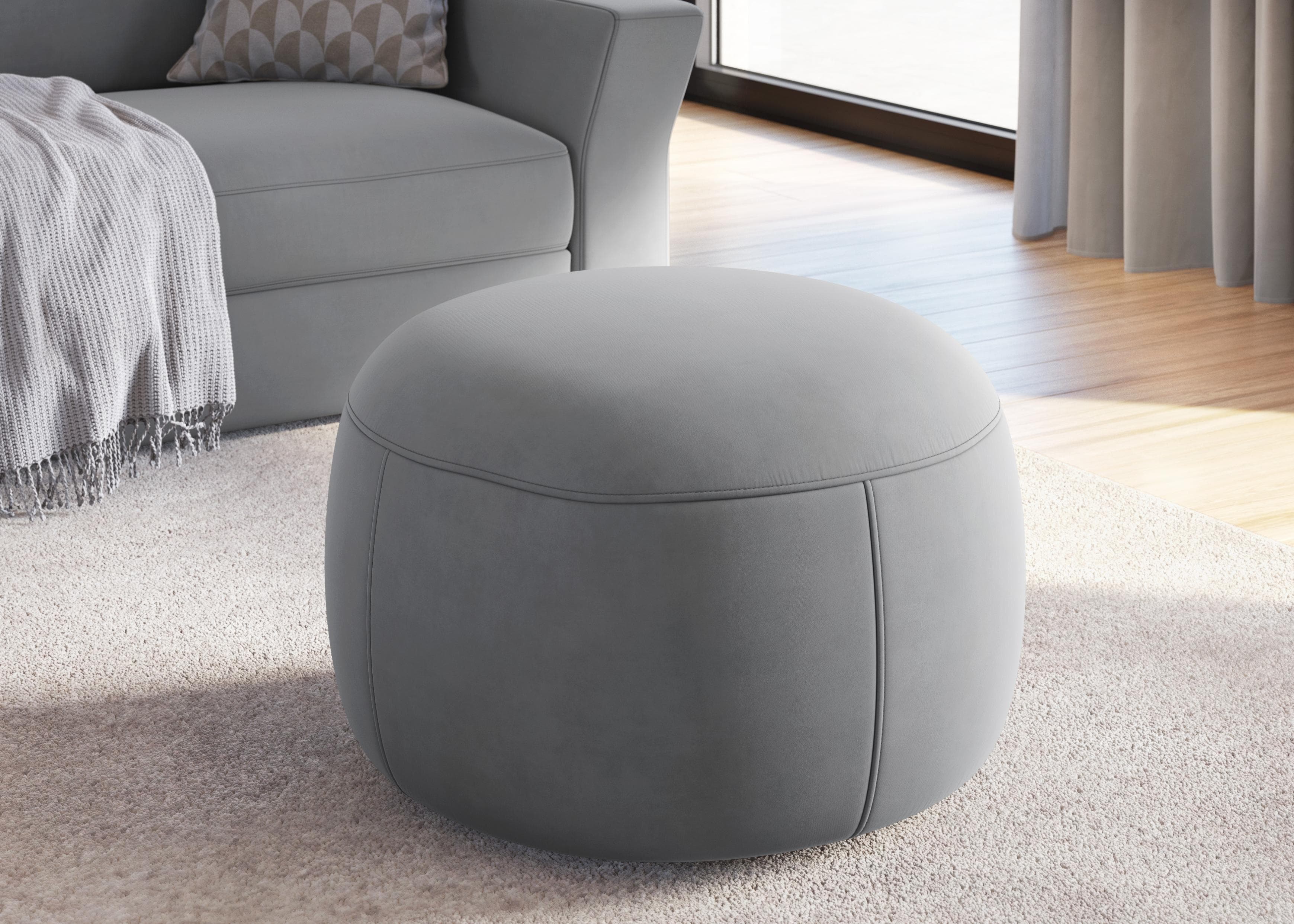 Runder Hocker in zwei Größen - ideal als Sitzgelegenheit