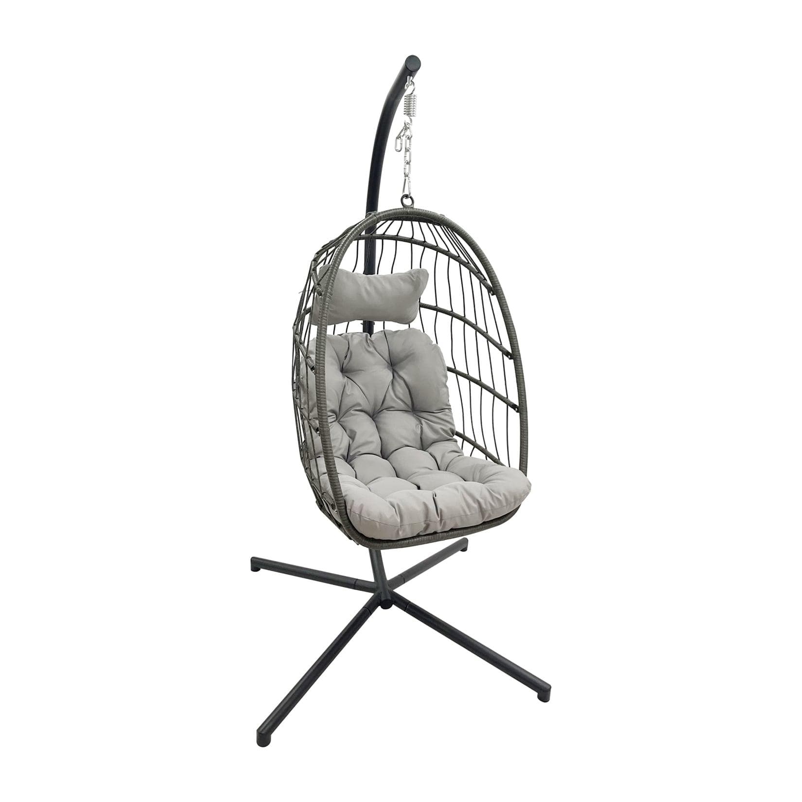 HTI-Living Hängesessel Rica Deluxe mit Gestell und Kissen