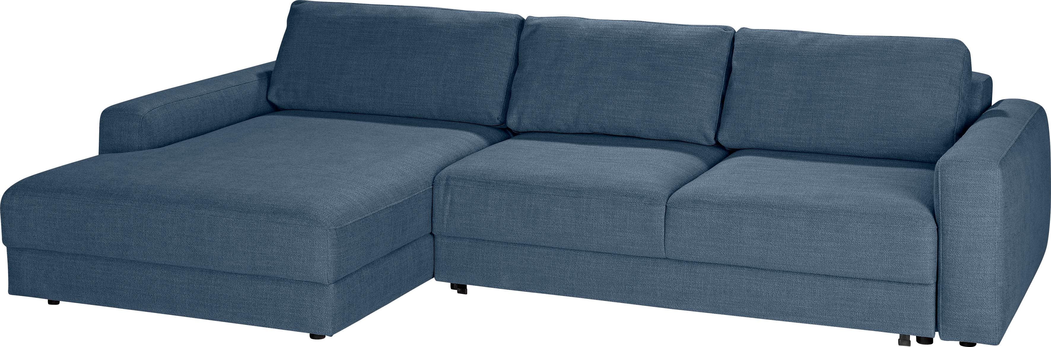 Ecksofa Bourbon II Blau Trendmanufaktur mit Recamiere
