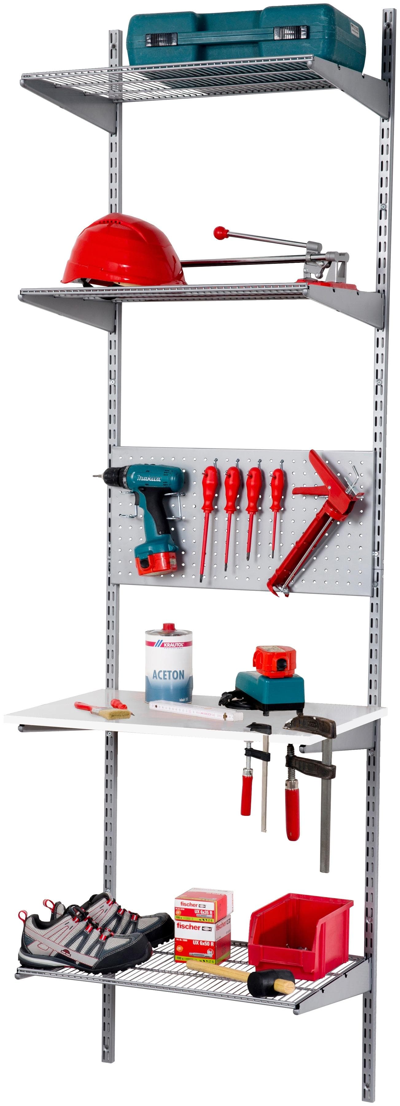 Wandregal PHOENIX Staxx Weiß