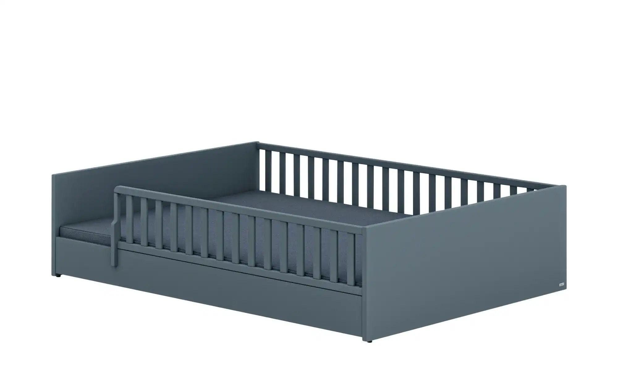 PAIDI Kinderbett Little Flo Mattblau Umbaubar Bodenbett