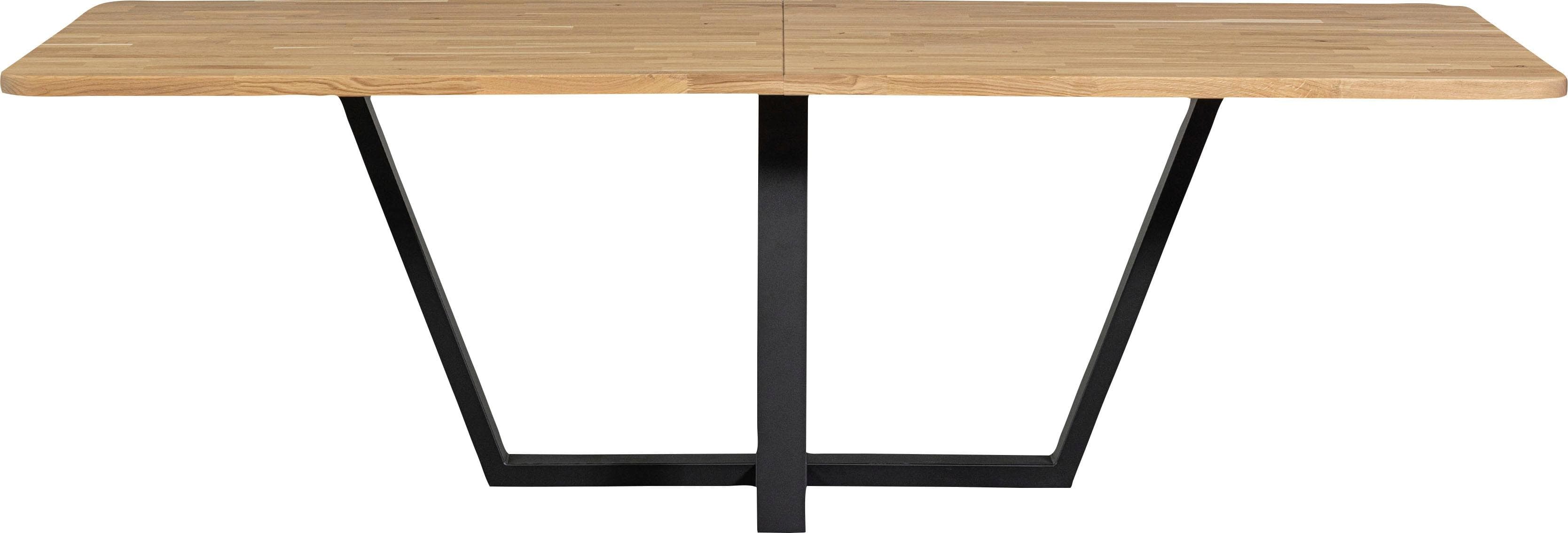WOOOD Esstisch Tablo Beige Eiche Rechteckig