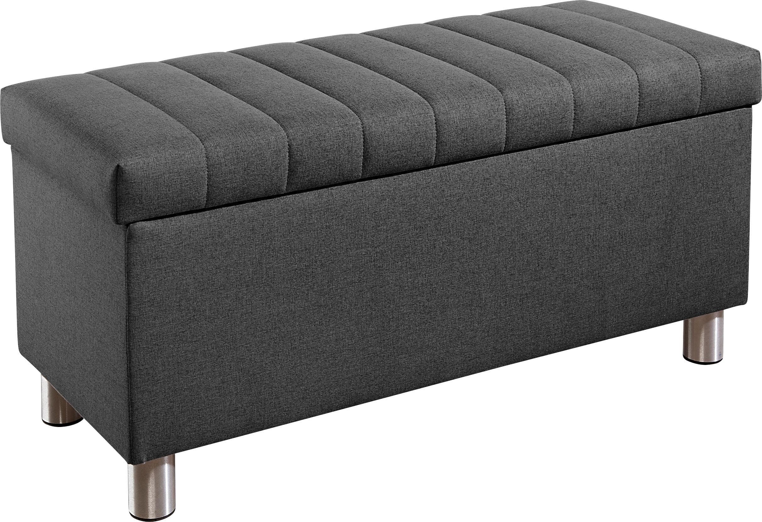 Maintal Truhe Kieferwald Grau inkl. Stauraum