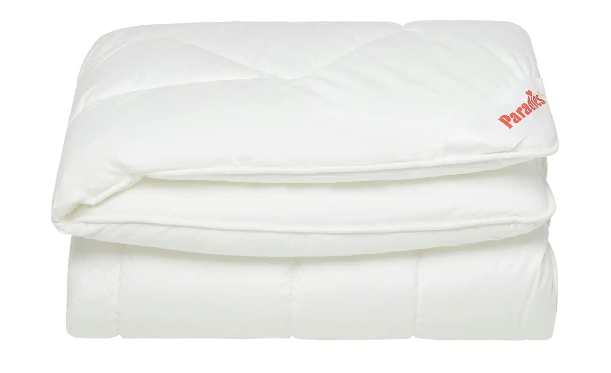 Paradies Duett-Steppbett Kosmo Bio Weiß Baumwollbezug