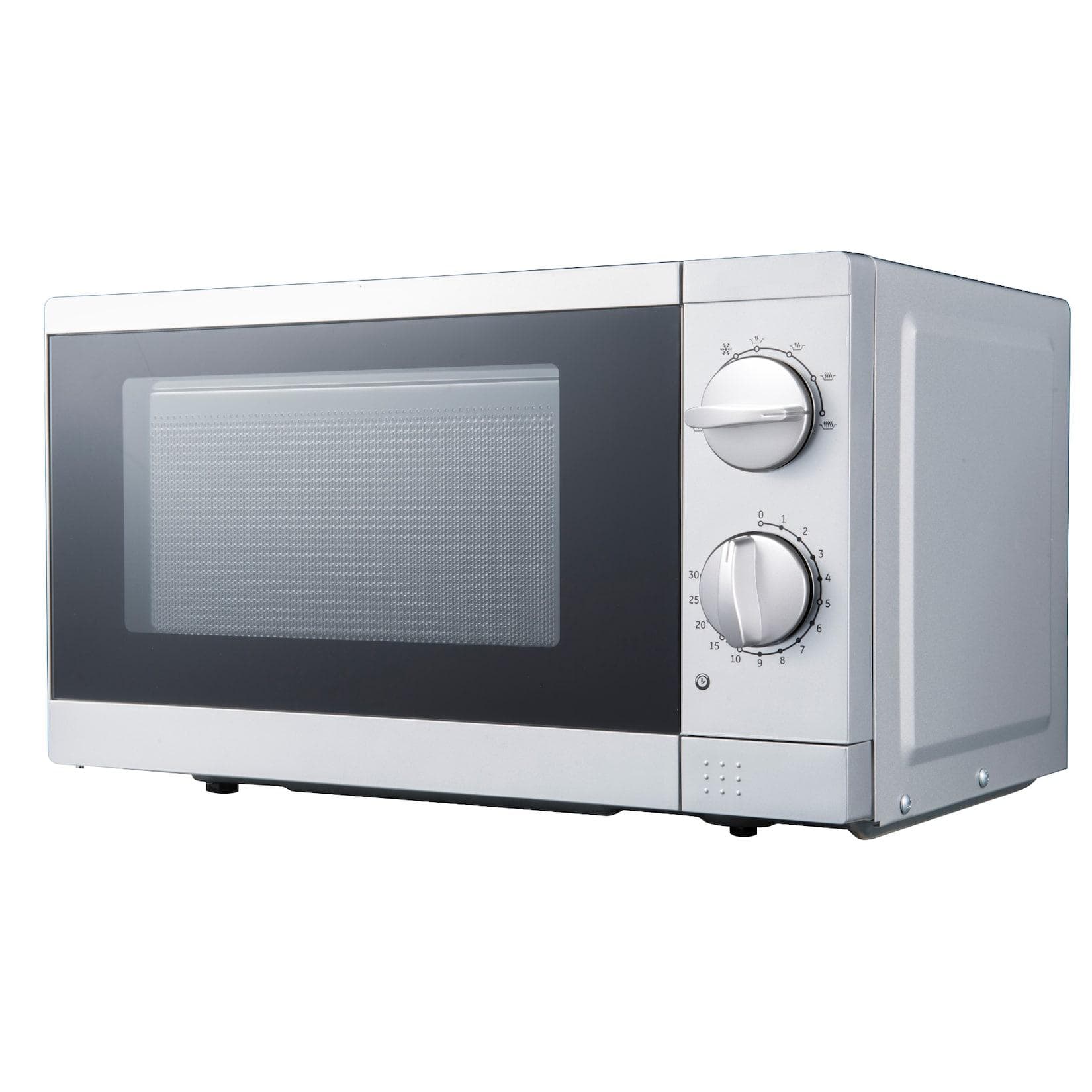 PKM Mikrowelle 700 Watt 17 Liter Silber