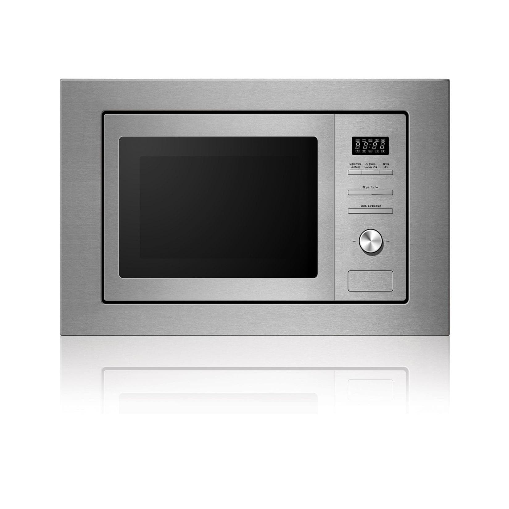 PKM Einbaumikrowelle MW820EBM Edelstahl 800Watt 20 Liter