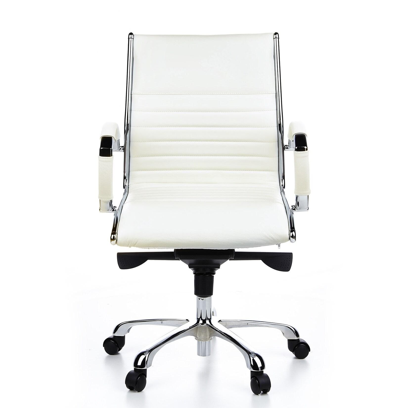 hjh OFFICE Chefsessel PARMA 10 Echtes Leder Schwarz