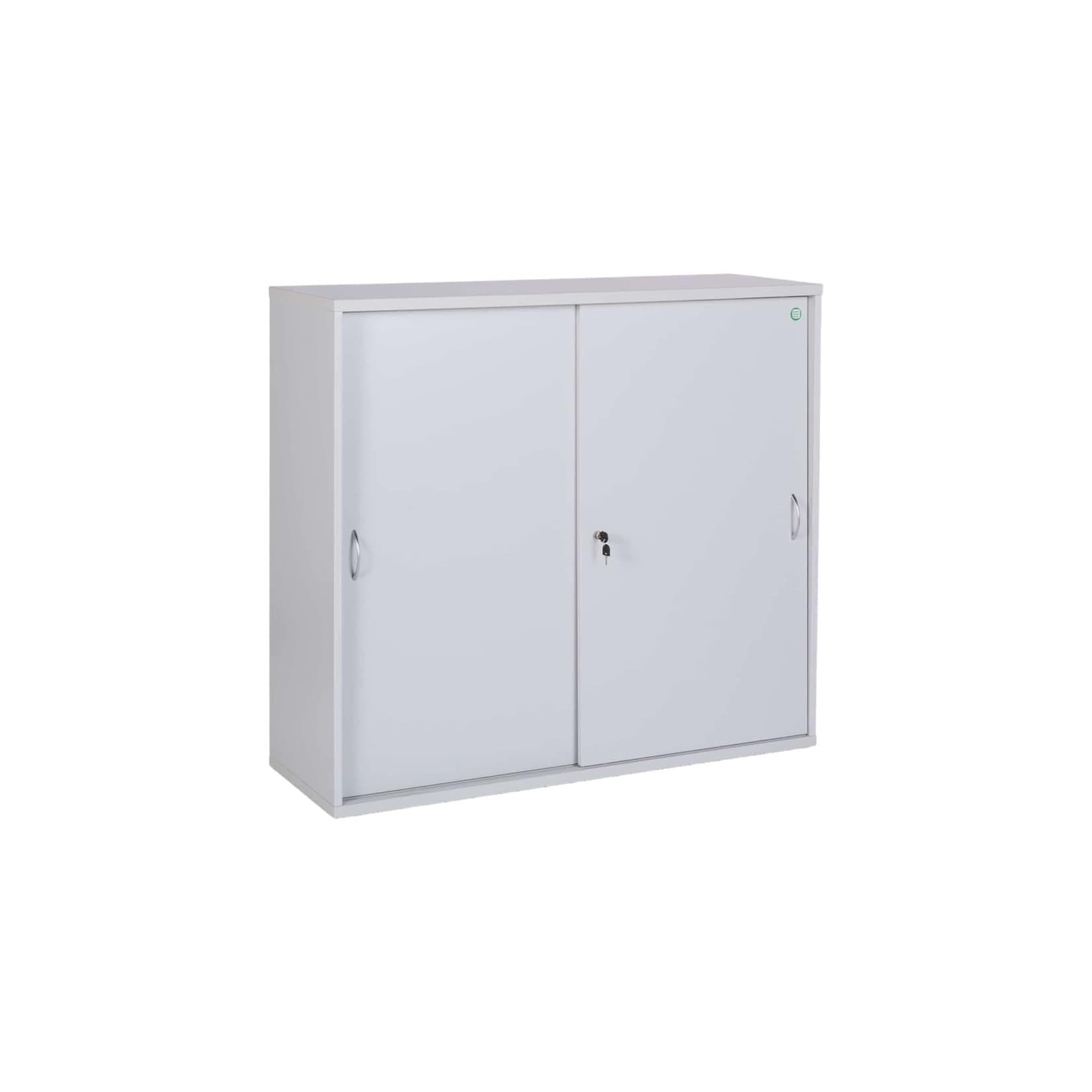 CEHA Schiebetürenschrank Holz 120 cm Breite Grau