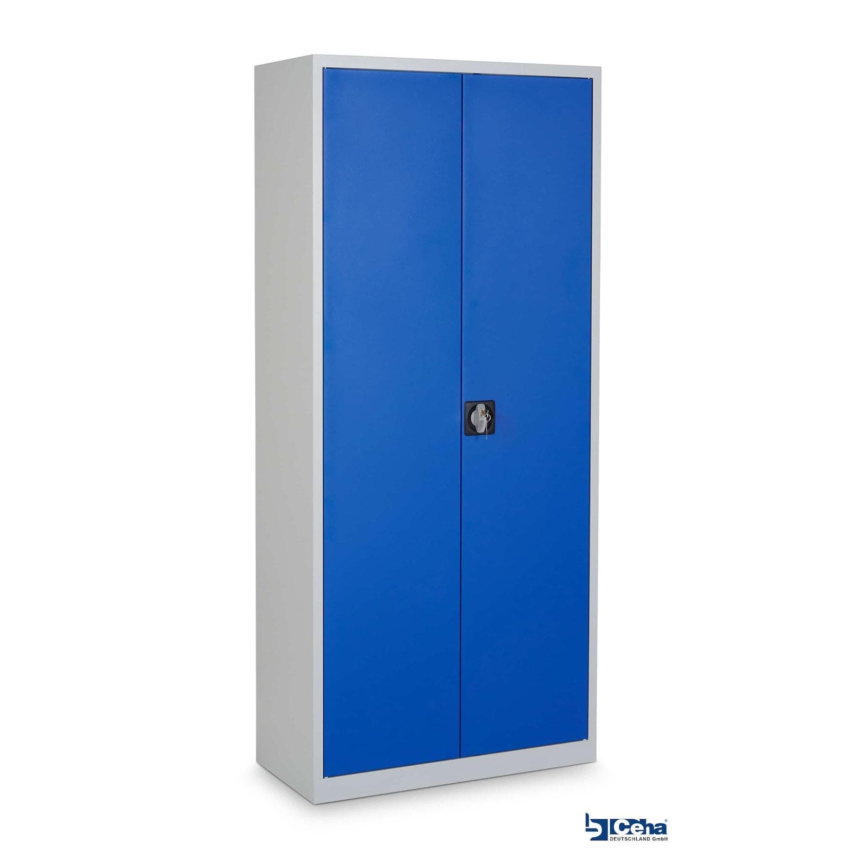 CEHA Stahl- und Flügeltürenschrank 92 x 60 cm Enzianblau