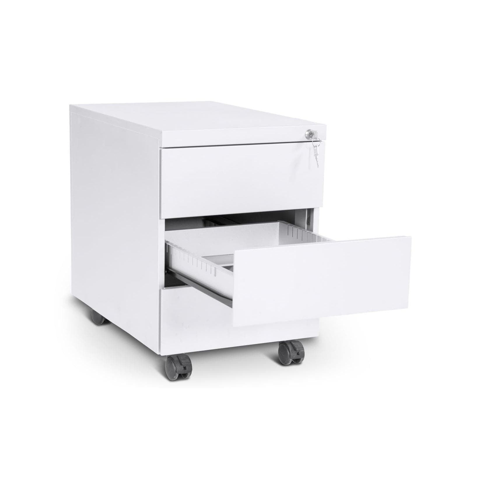 CEHA Design-Rollcontainer ST390 3-Schub Signalweiß