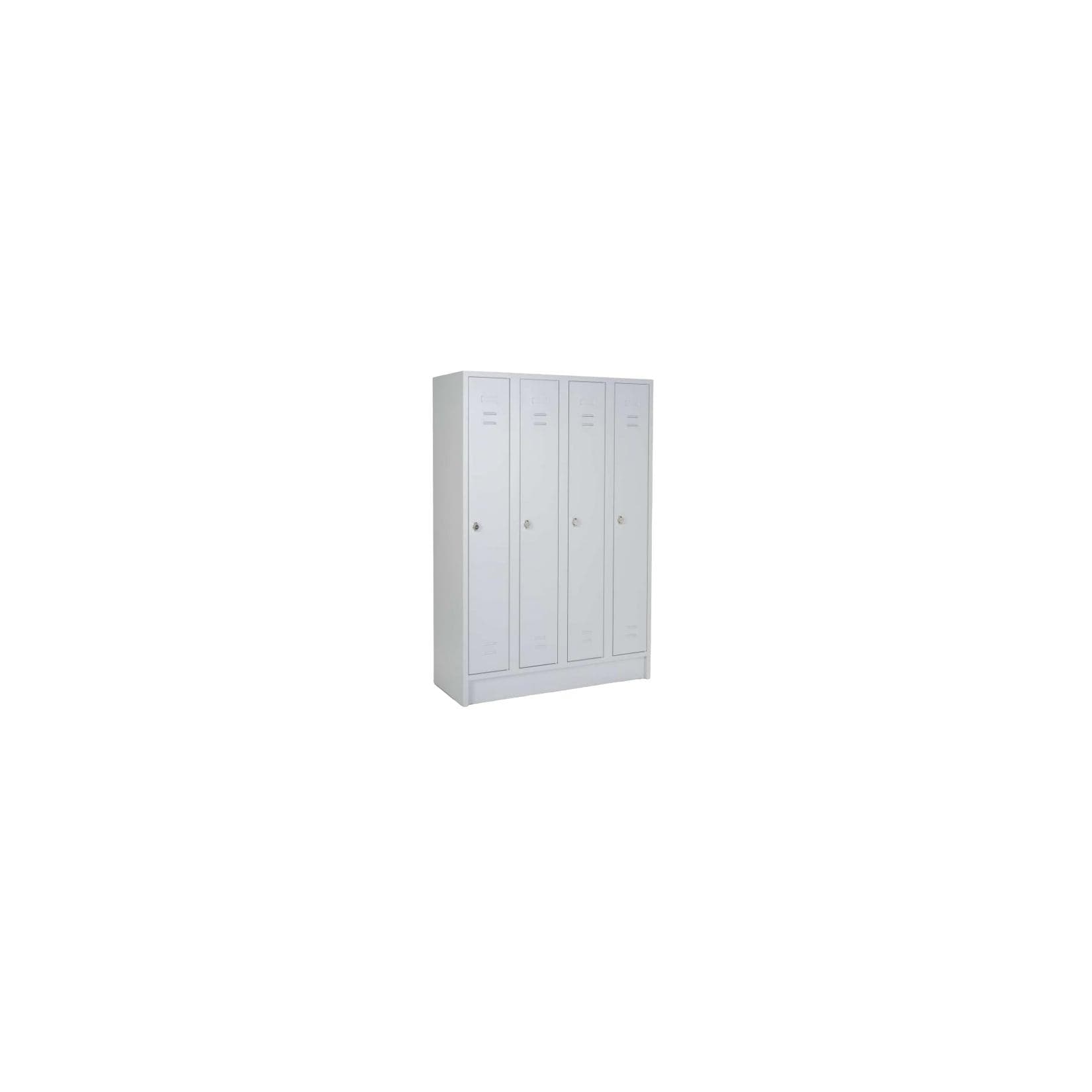 CEHA Reihen- und Garderobenschrank 120 cm Breite 4 Abteile