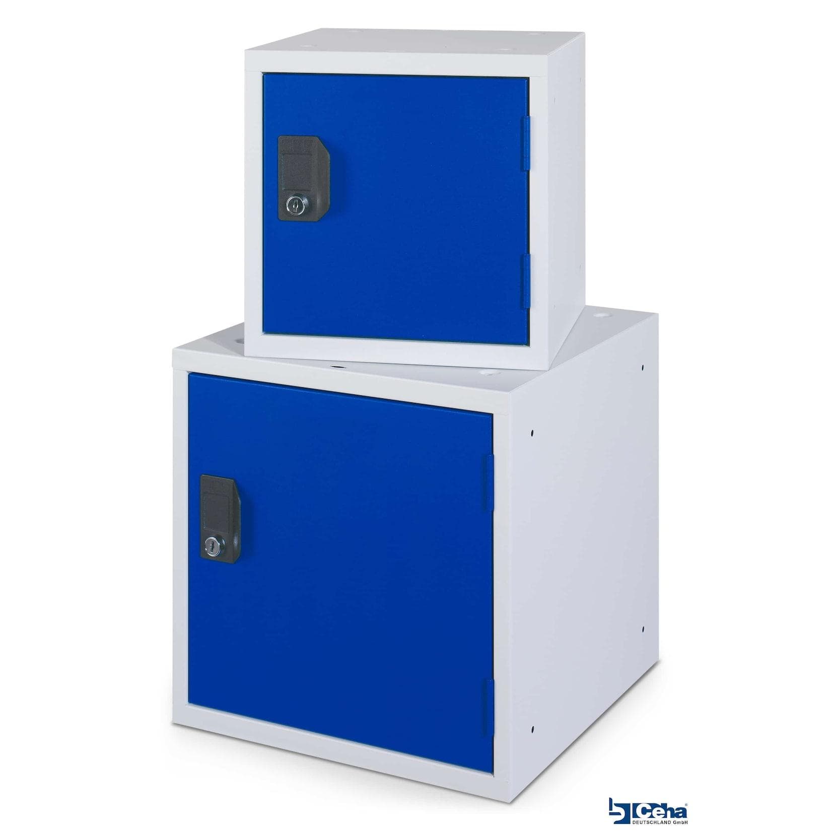 CEHA Schließ-Bürofachwürfel 38x38x38 cm Enzianblau
