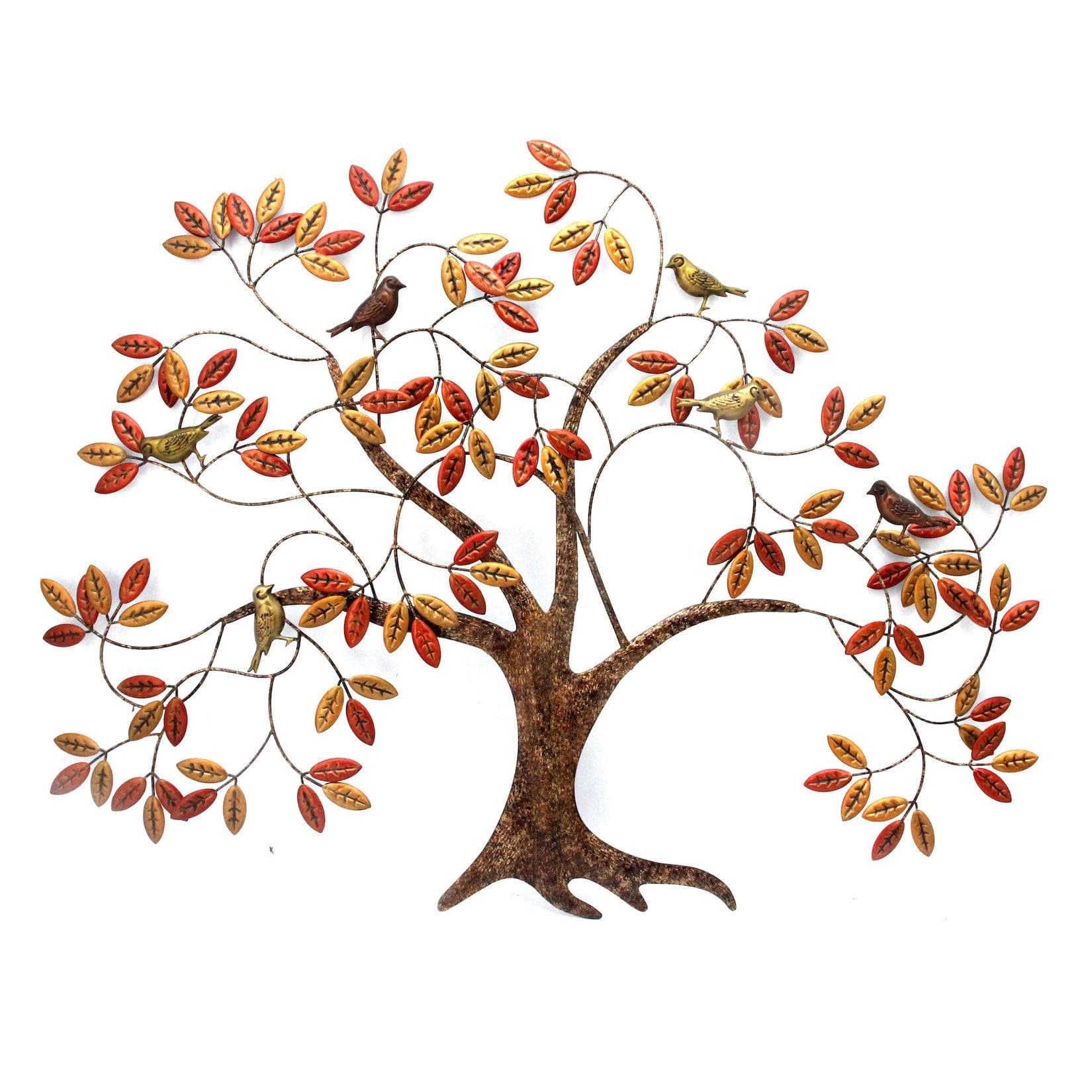 Wanddekoration Dominik Baum Metall Wanddekoration