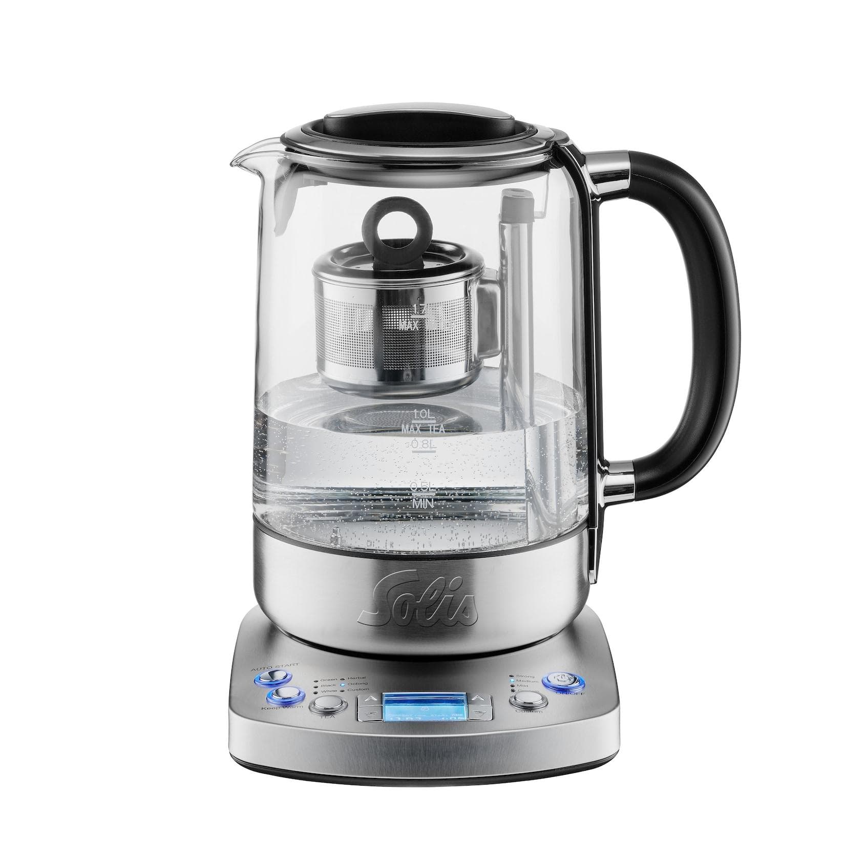 Solis Tee- & Wasserkocher 1,7 L Volumen Teesieb Warmhaltefunktion