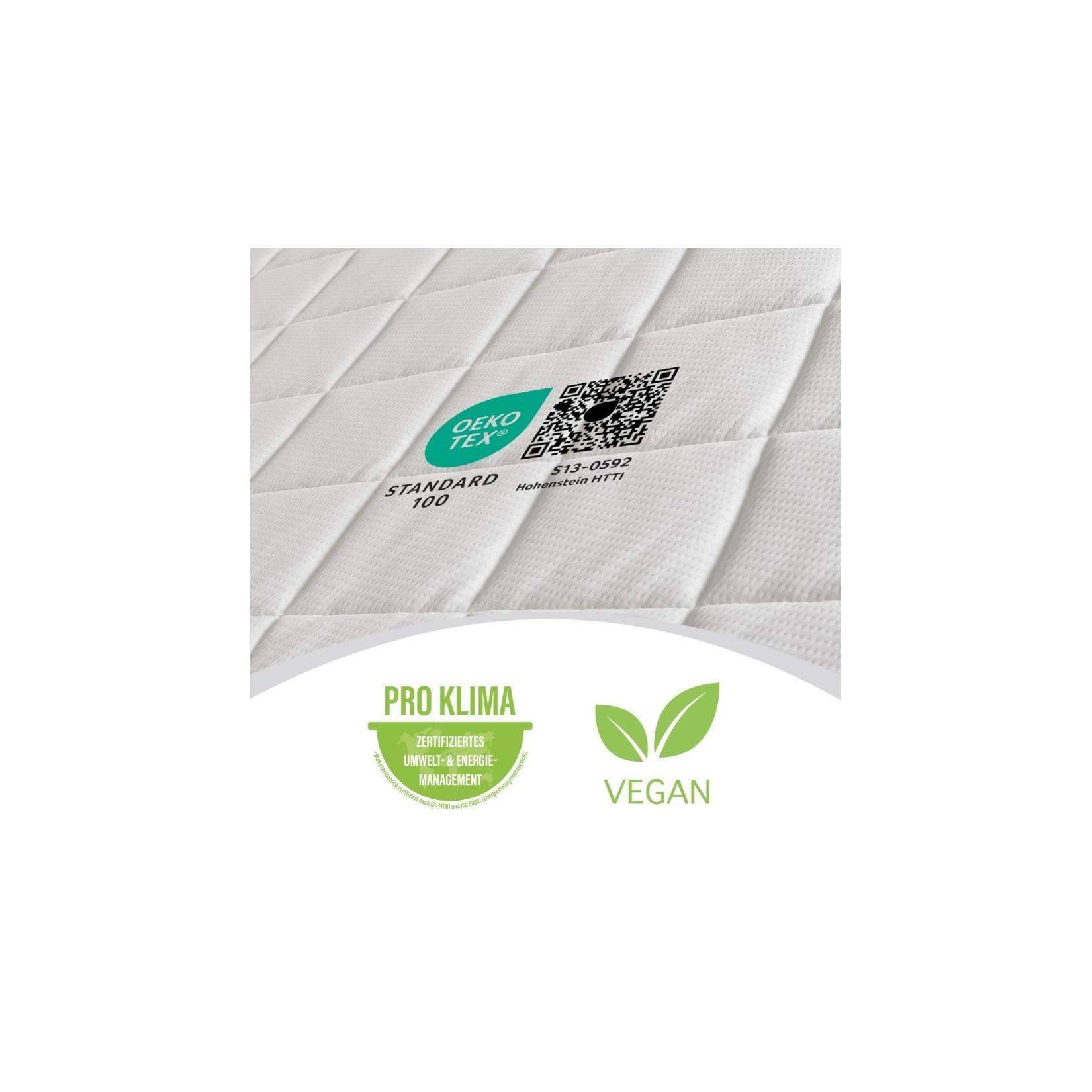 Home Deluxe Topper LAY - Atmungsaktiv, Allergikerfreundlich, Nachhaltig