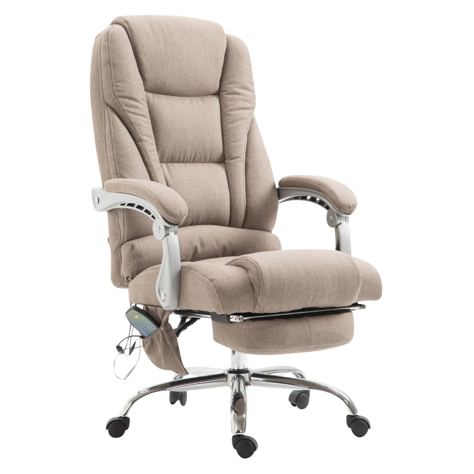 Drehbarer Schreibtischstuhl mit Massagefunktion - Bequemes Stoffdesign