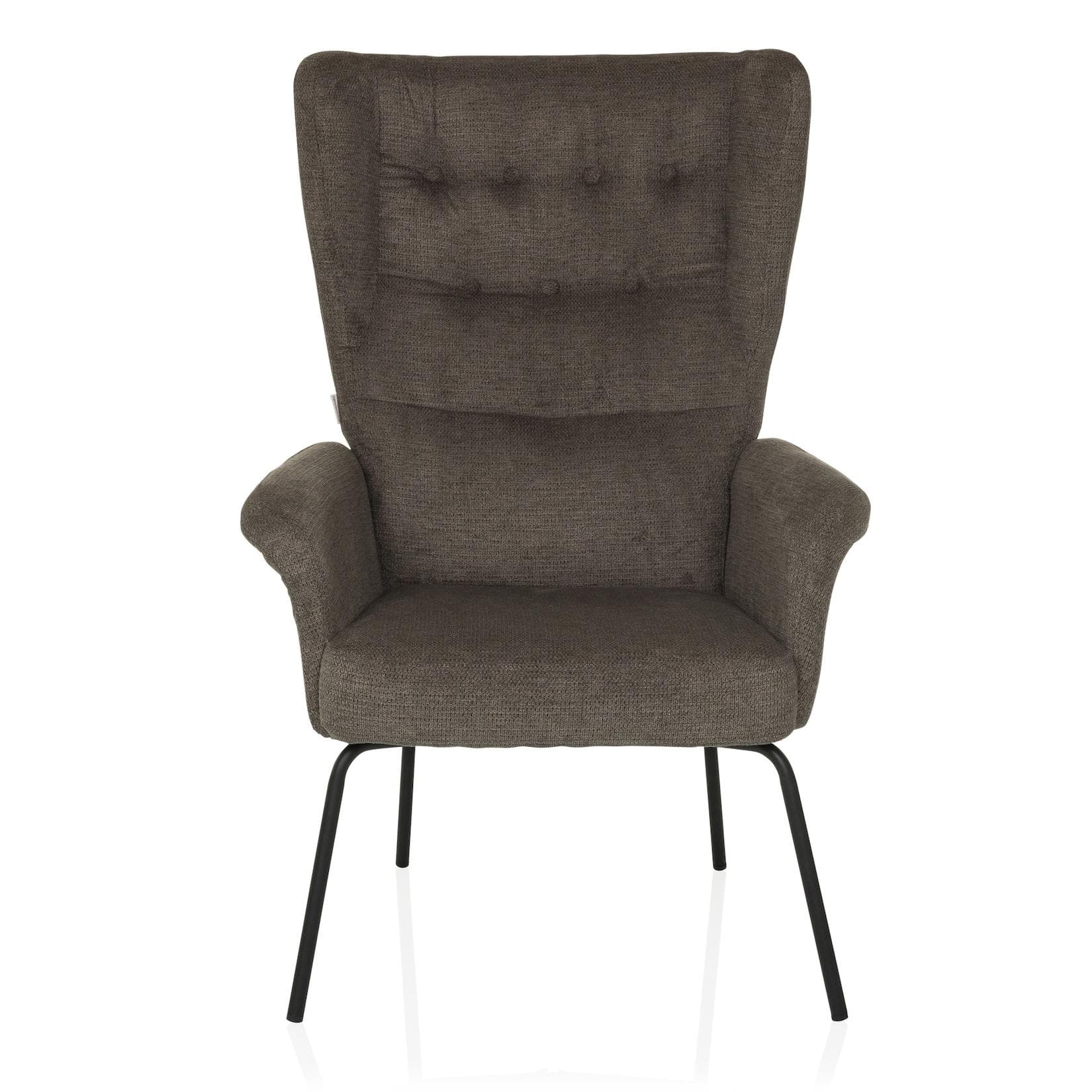 hjh LIVING Polstersessel HAVENIO Stoff Ohrensessel Bouclé