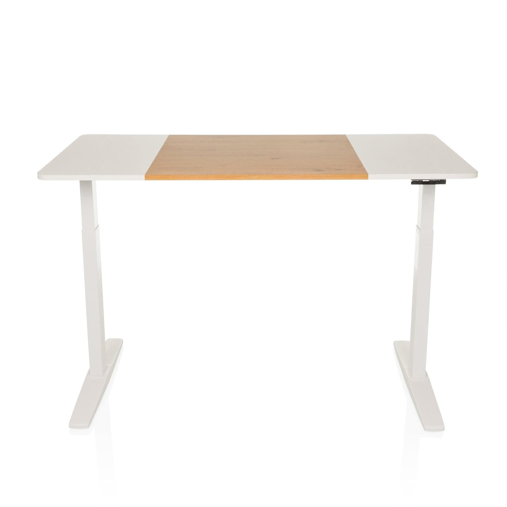 hjh OFFICE STAND T3: Elektrischer Höhenverstellbarer Schreibtisch für Home Office