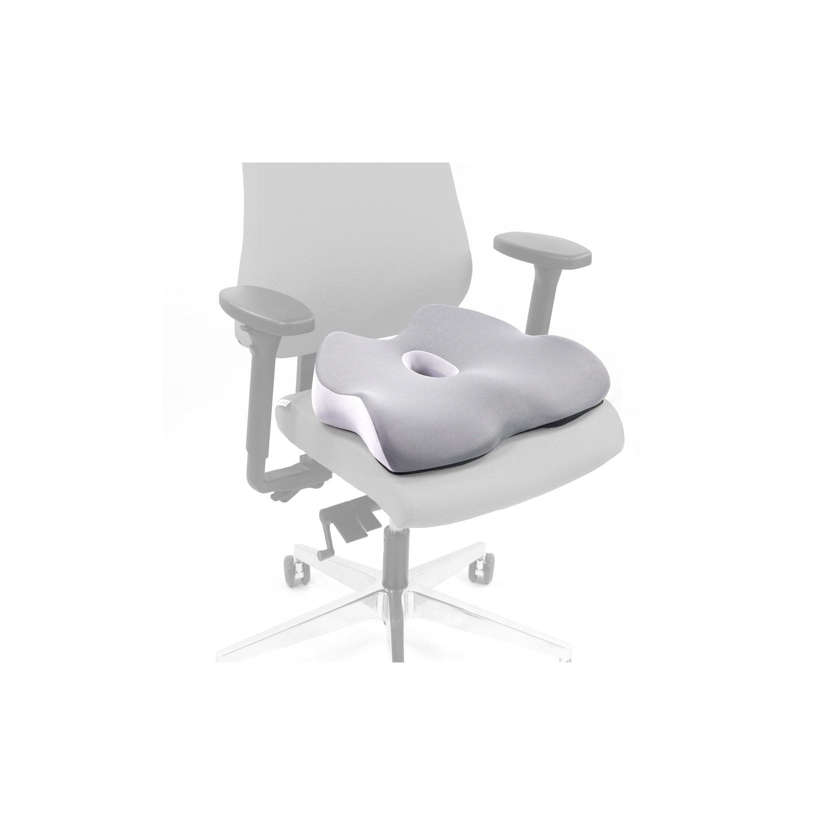 hjh OFFICE Sitzkissen MEDISIT IV Stoff - Ergonomisches Bürostuhl-Zubehör