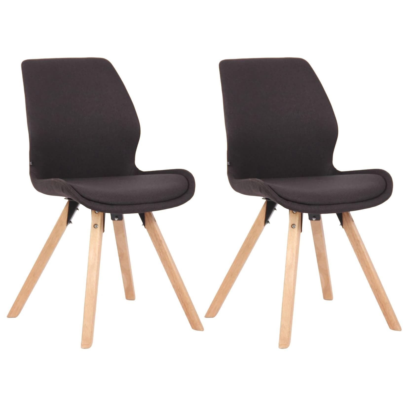 CLP Esszimmerstuhl 2er Set Luna Gepolstert Modern