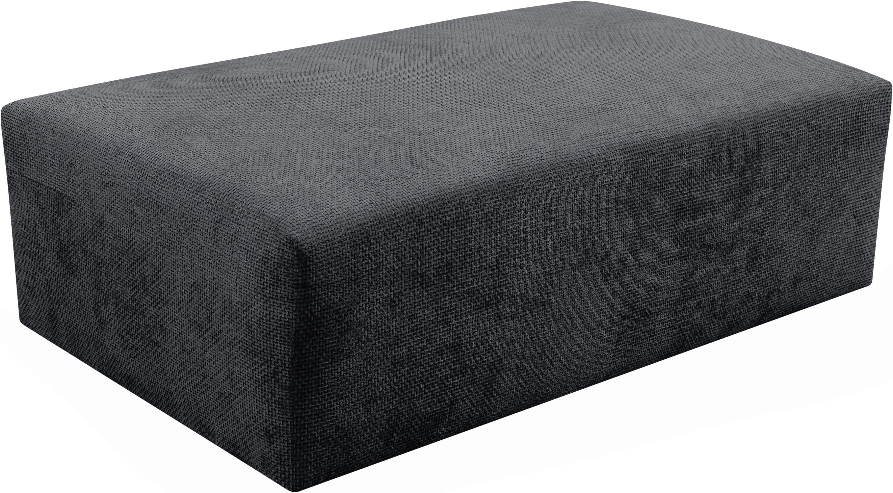 WERK2 Polsterhocker Zeus-XL Anthrazit 100% Polyester
