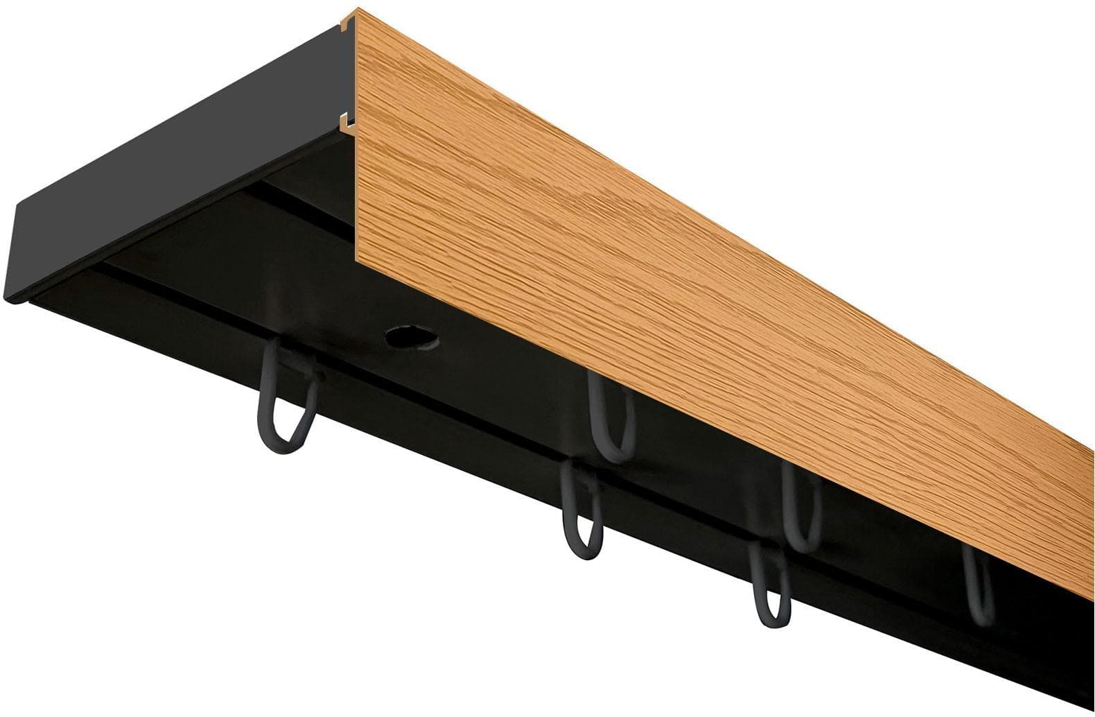 SN DECO GROUP Vorhangschiene SH mit Blende 450 cm Kunststoff